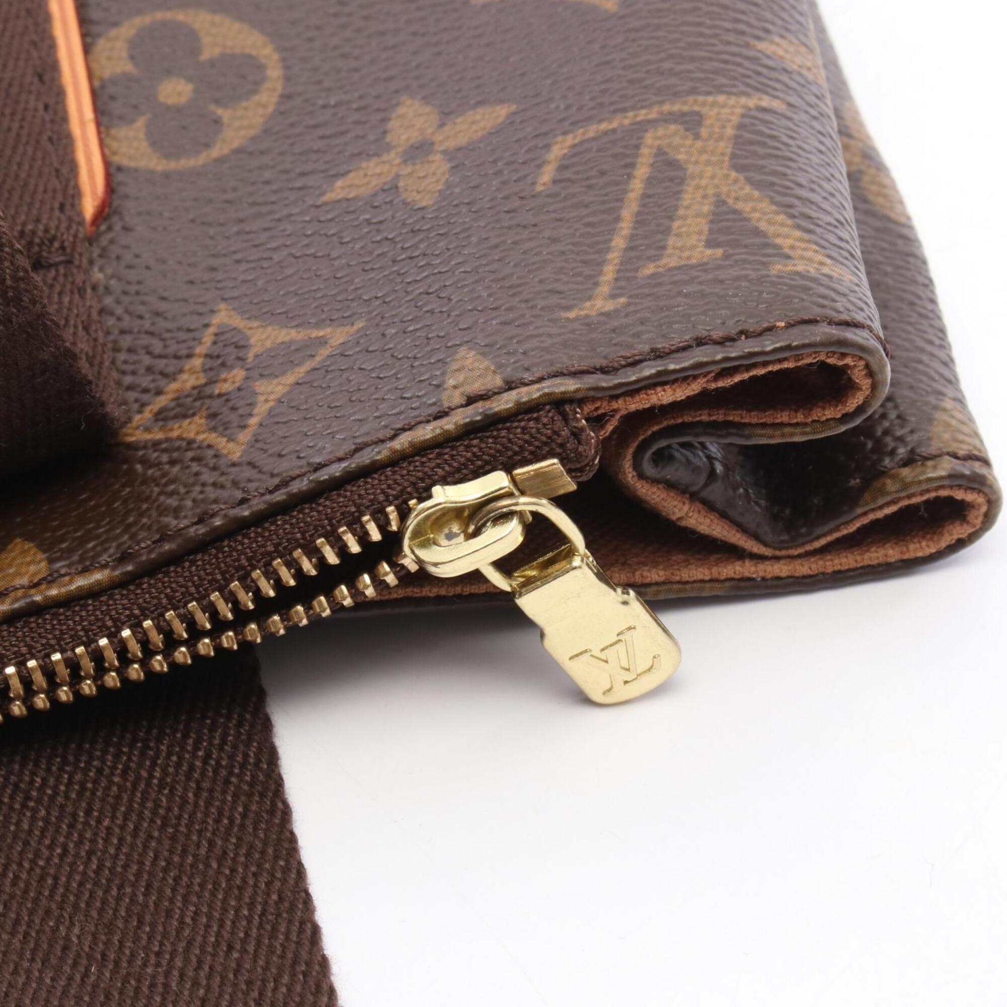 Louis Vuitton Brown Damier Canvas Coated Canvas Leather Handbag Tote Bag (Pre-Owned)