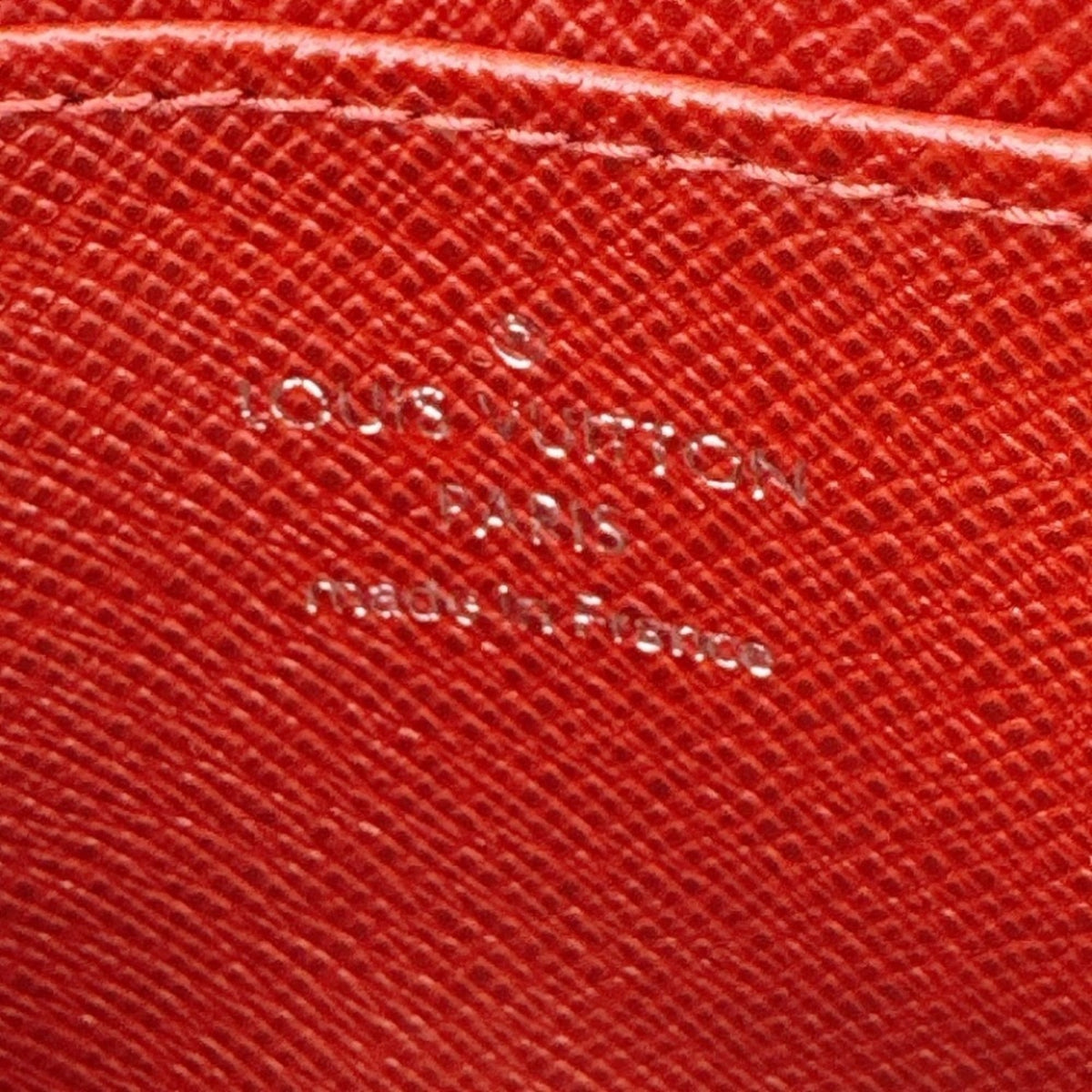 Louis Vuitton Epi Red Color Leather Coin Purse/Coin Case (Pre-Owned)
