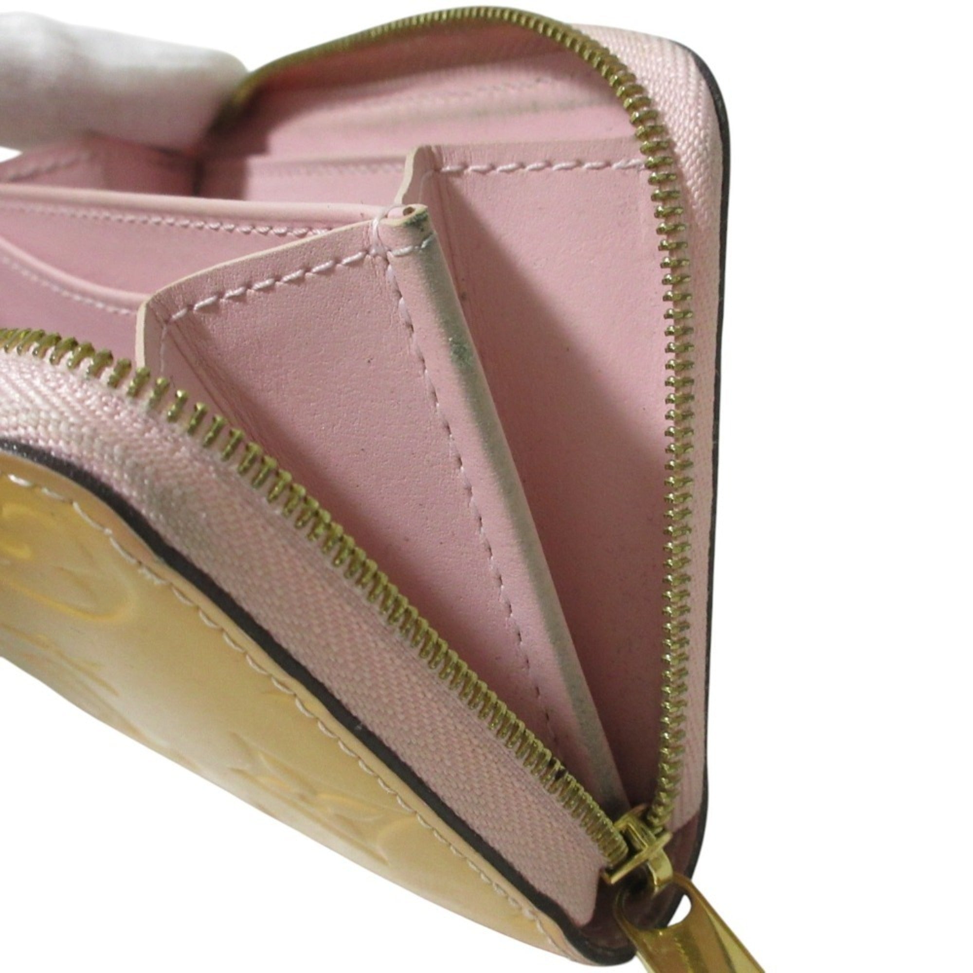 Louis Vuitton Monogram Vernis Beige Monogram Vernis Coin Purse/Coin Case (Pre-Owned)