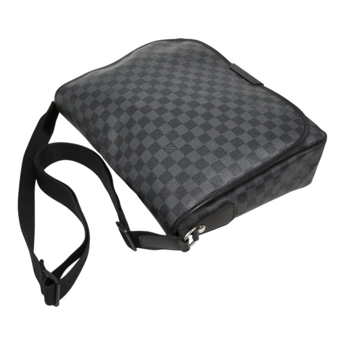 Louis Vuitton Black Pvc Leather Shoulder Bag (Pre-Owned)