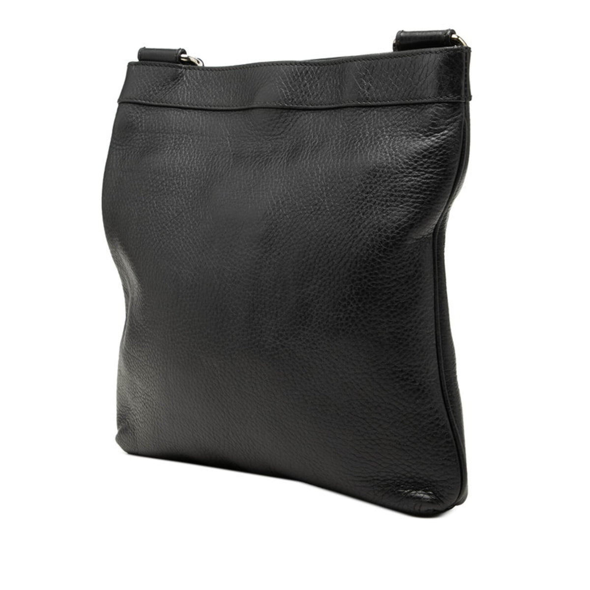 Salvatore Ferragamo Black Leather Shoulder Bag (Pre-Owned)