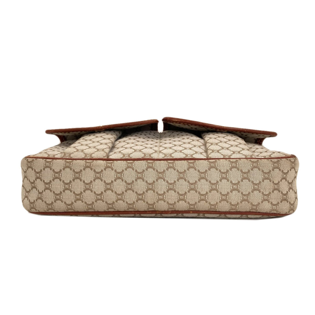 Celine Brown Canvas Shoulder Bag (Pre-Owned)
