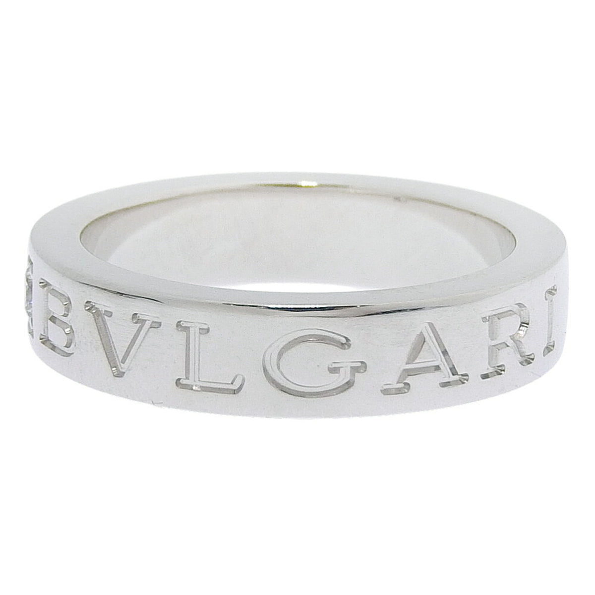 Bvlgari White Gold White Gold (18K) Band Ring (Pre-Owned)