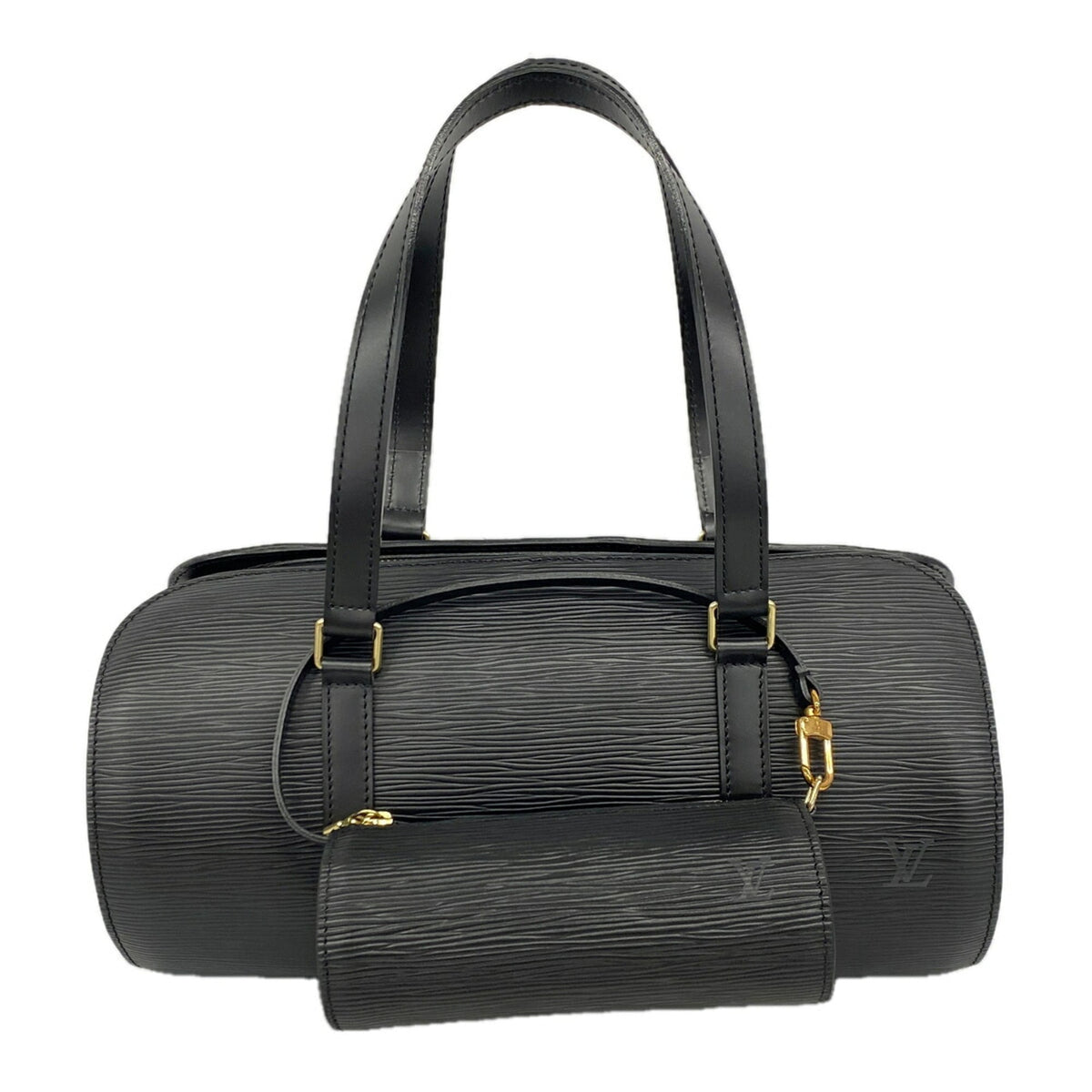 Louis Vuitton Noir Handbag (Pre-Owned)