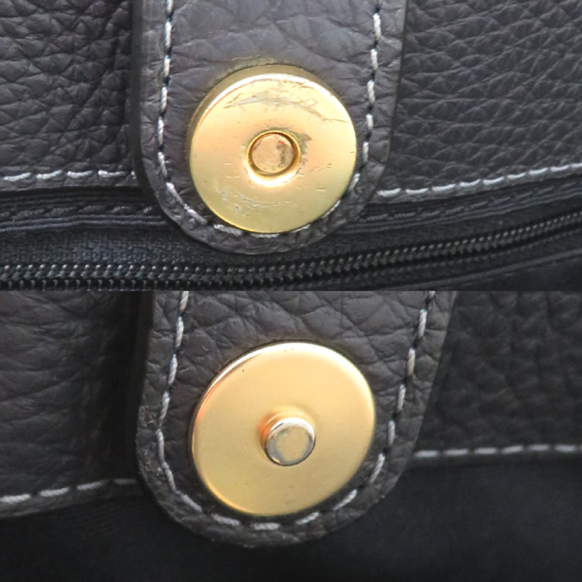 Coach Brown Navy Straw Leather Handbag (Pre-Owned)