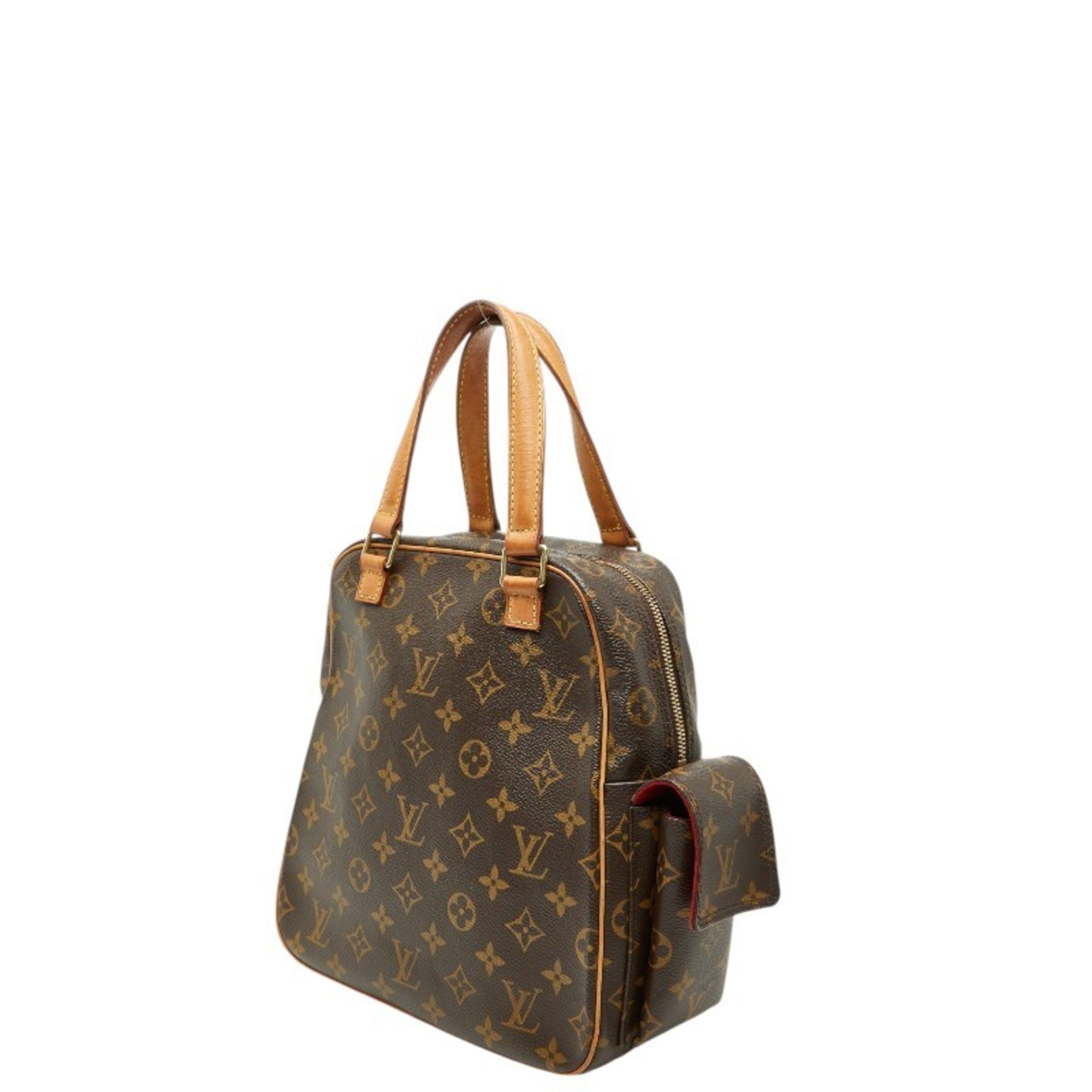 Louis Vuitton Brown Pvc Leather Handbag (Pre-Owned)