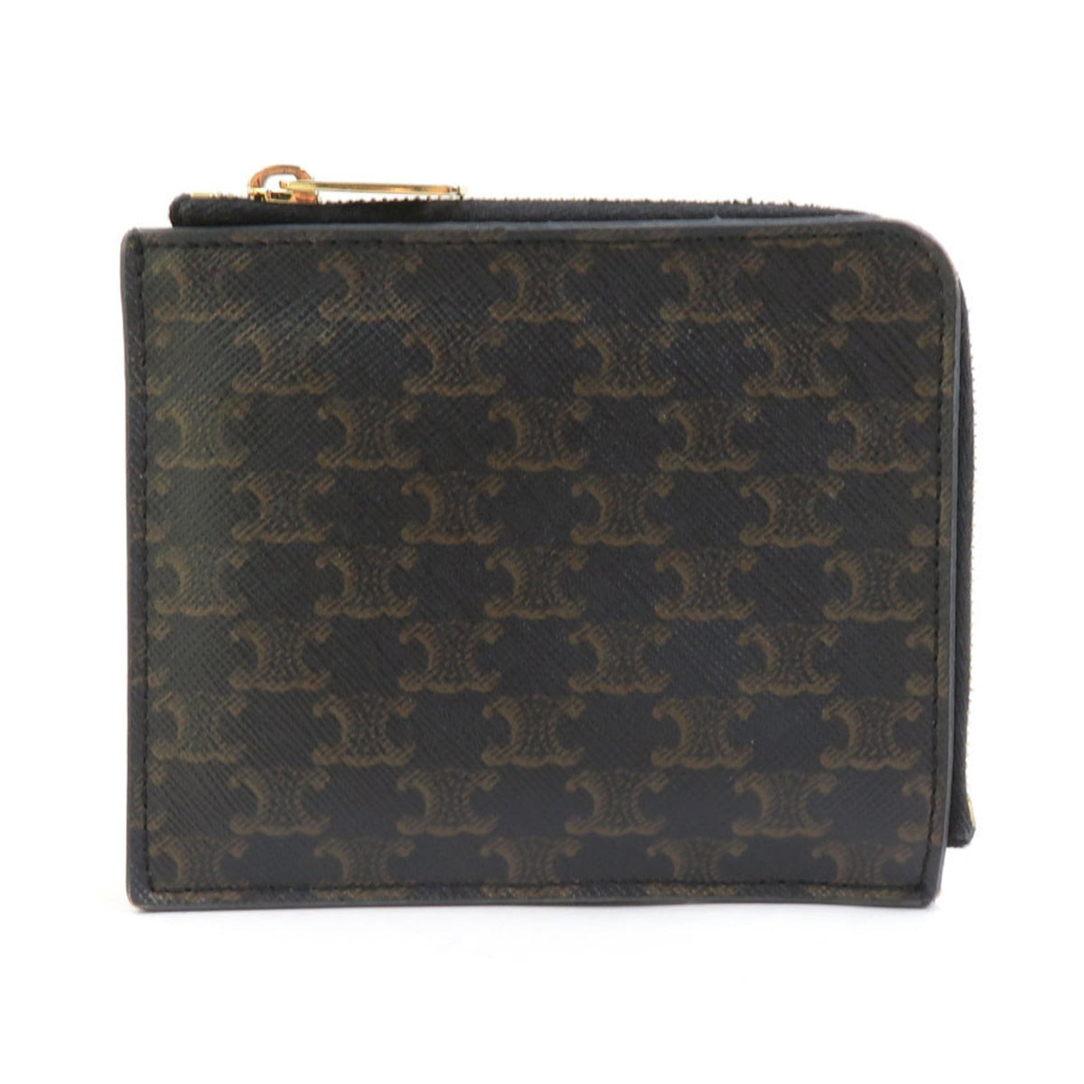 Celine Black Coated Canvas Coin Purse/Coin Case (Pre-Owned)