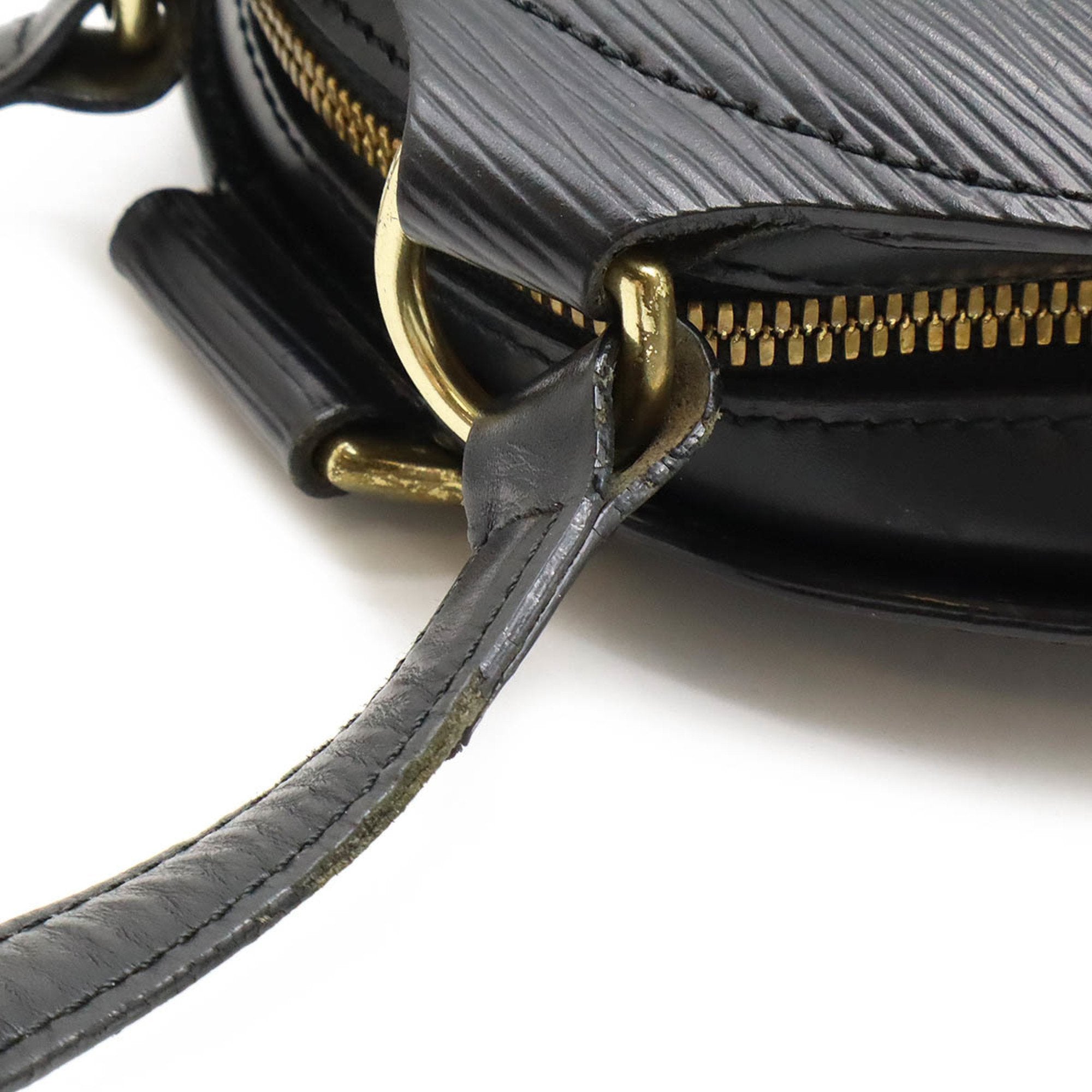 Louis Vuitton Noir Epi Leather Backpack Shoulder Bag (Pre-Owned)