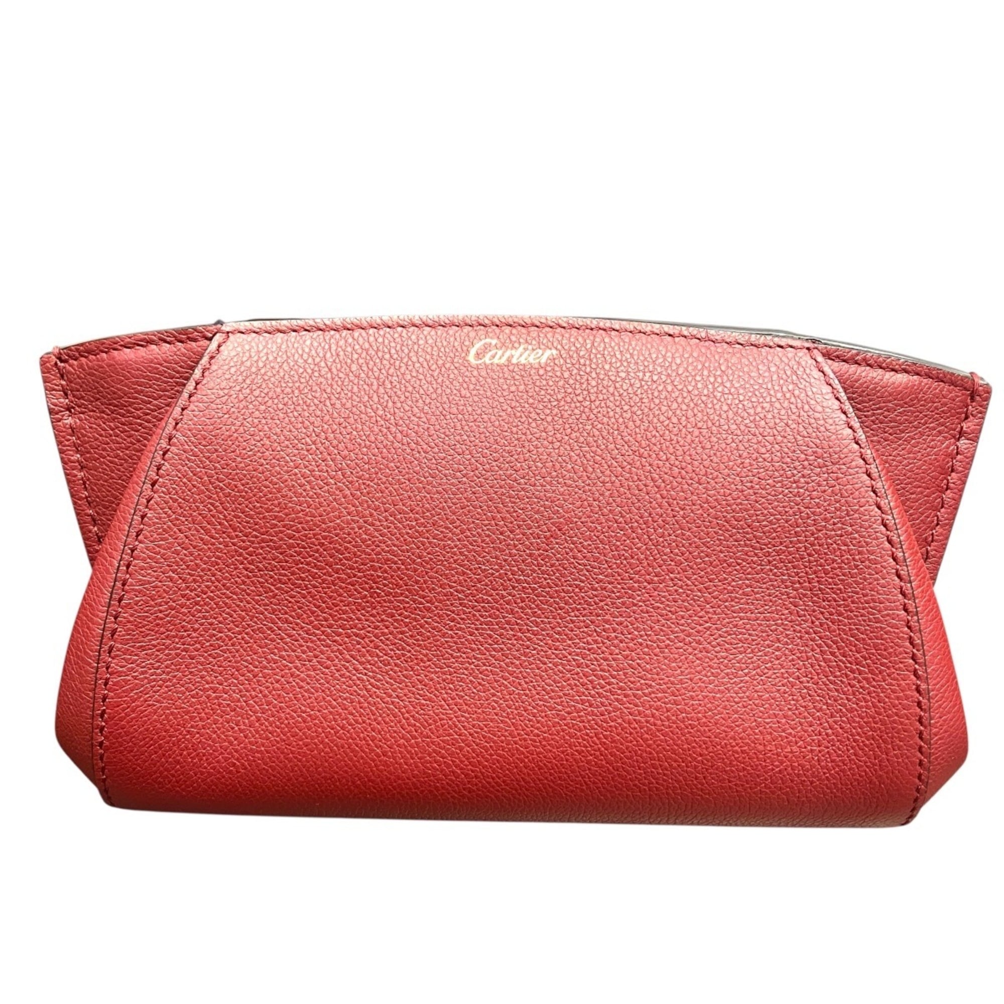 Cartier Leather Handbag (Pre-Owned)