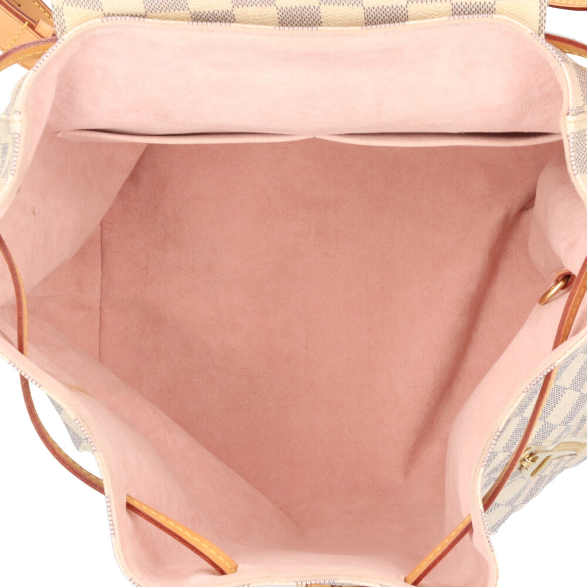Louis Vuitton White Damier Azur Backpack (Pre-Owned)