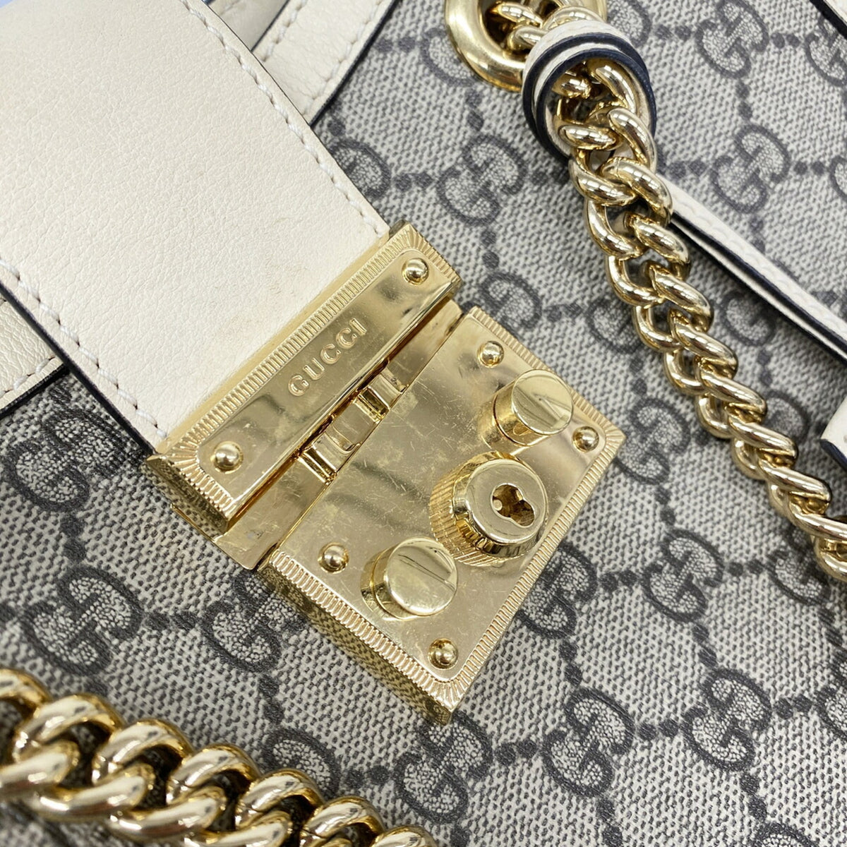 Gucci Brown White Pvc Tote Bag (Pre-Owned)