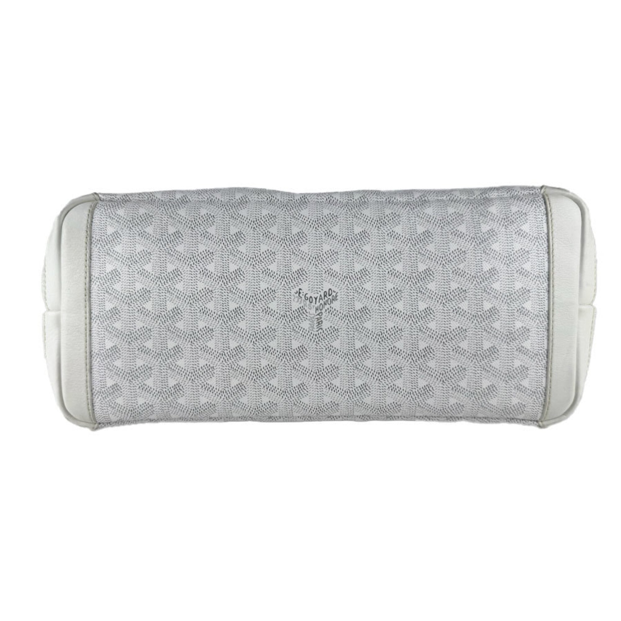 Goyard White Coated Canvas Tote Bag (Pre-Owned)