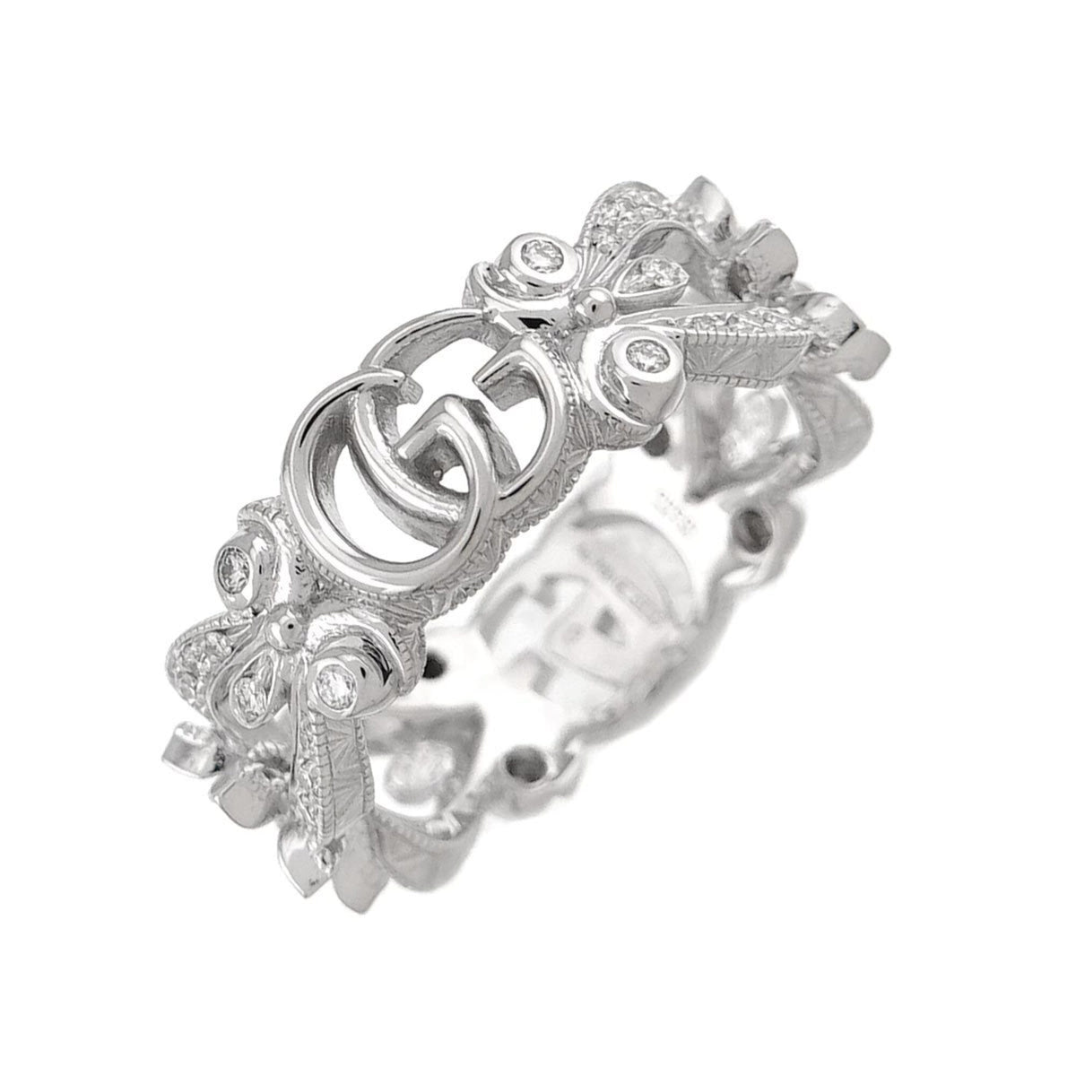 Gucci White Gold (18K) Band Ring (Pre-Owned)