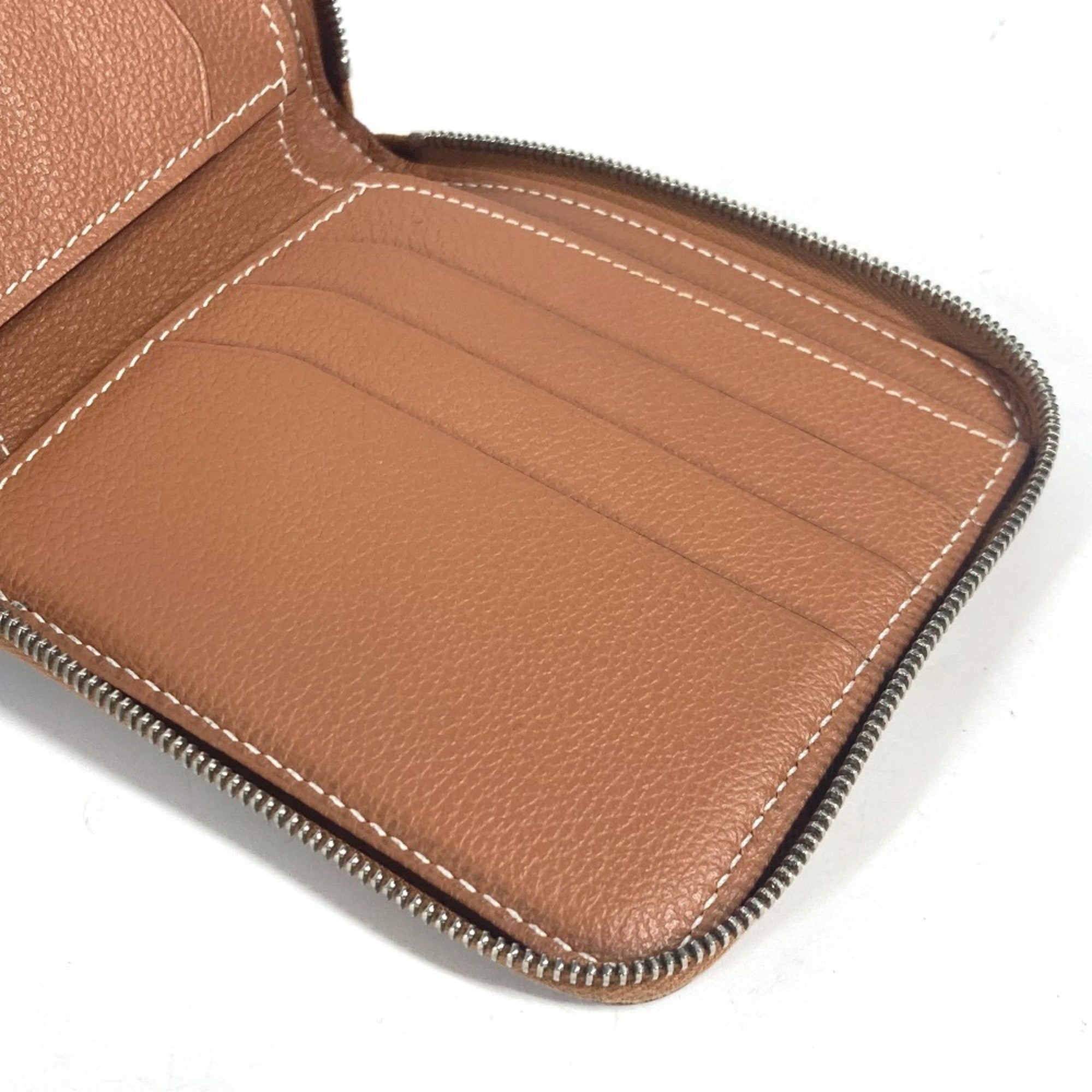 Hermes Brown Evercalf Leather Wallet (Bi-Fold) (Pre-Owned)