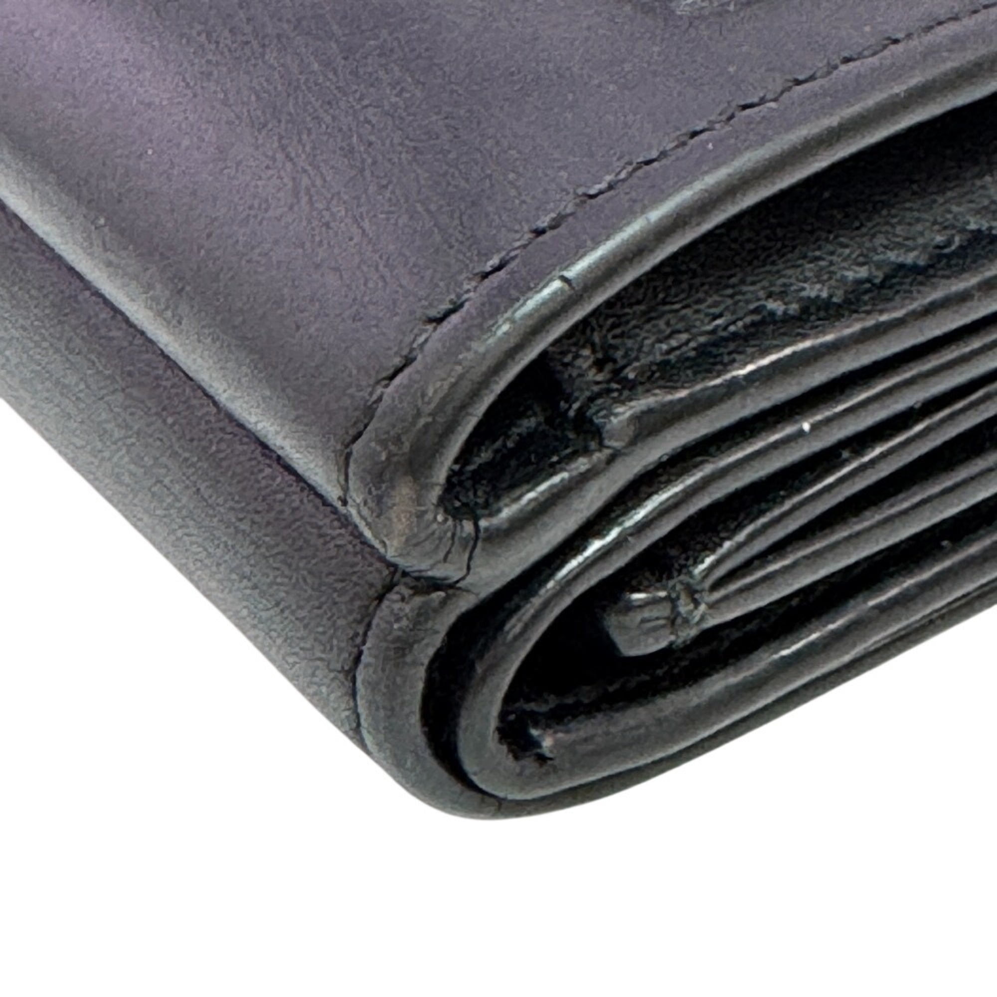 Loewe Black Leather Wallet (Tri-Fold) (Pre-Owned)