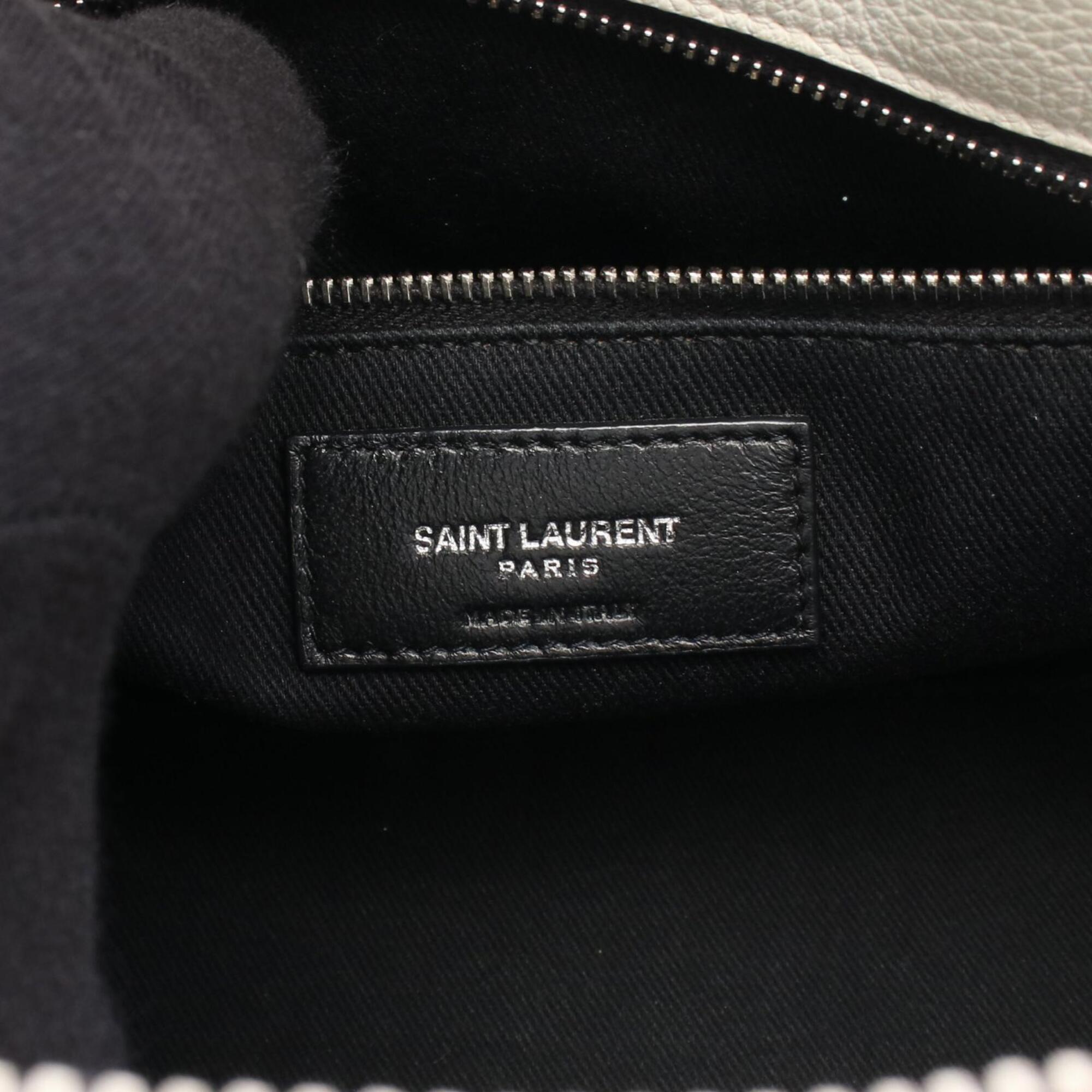 Saint Laurent White Leather Handbag (Pre-Owned)