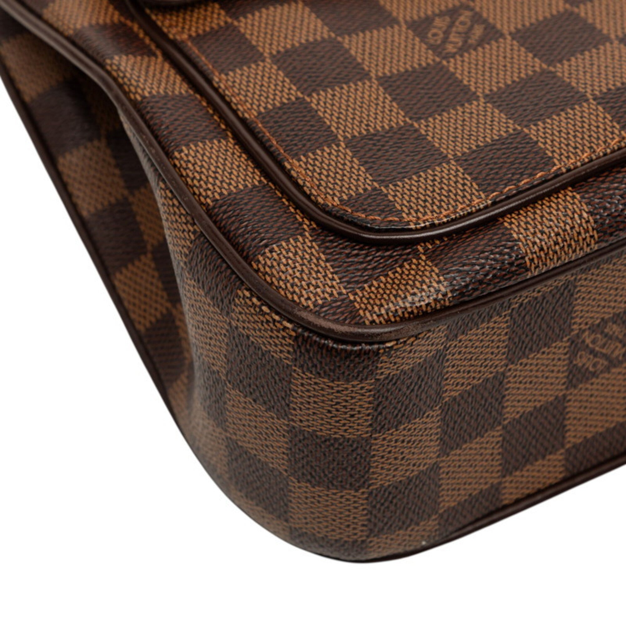 Louis Vuitton Brown Pvc Leather Handbag Shoulder Bag (Pre-Owned)