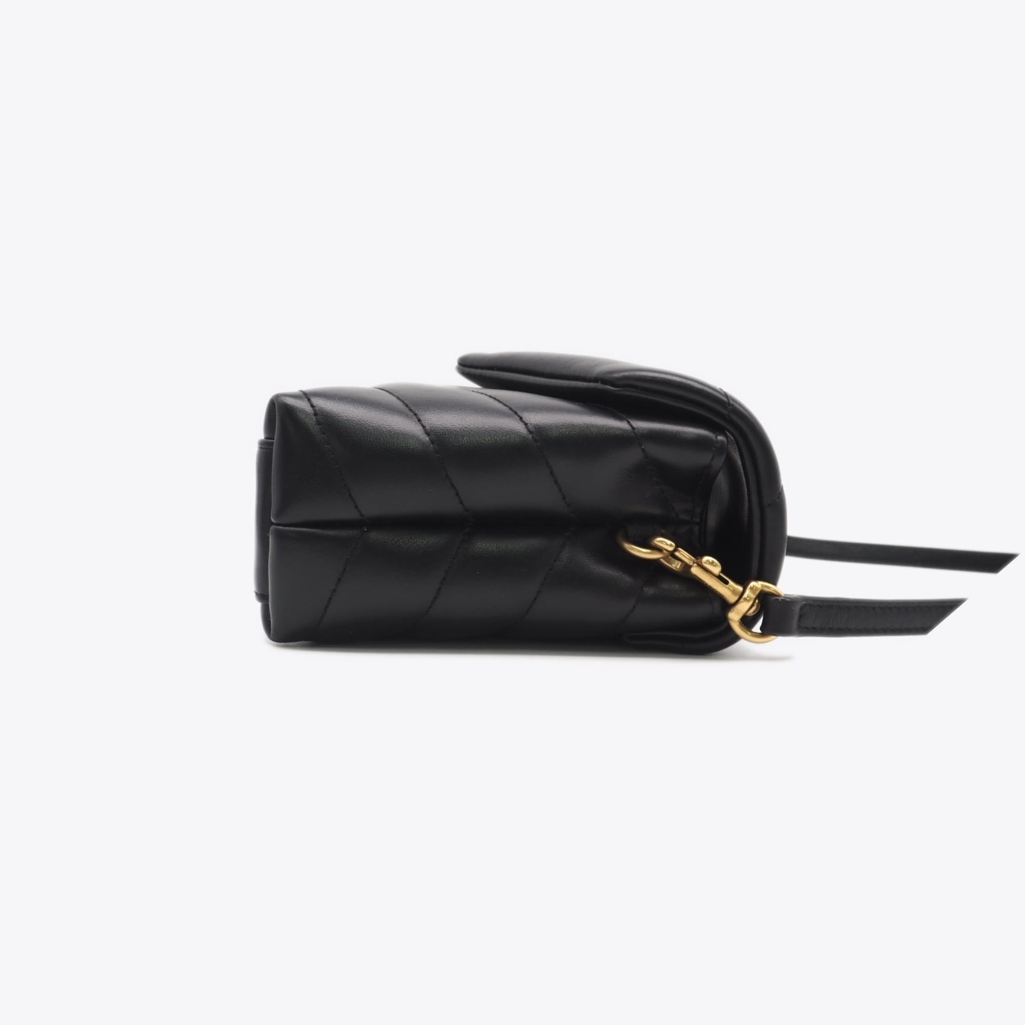 Yves Saint Laurent Black Leather Shoulder Bag (Pre-Owned)