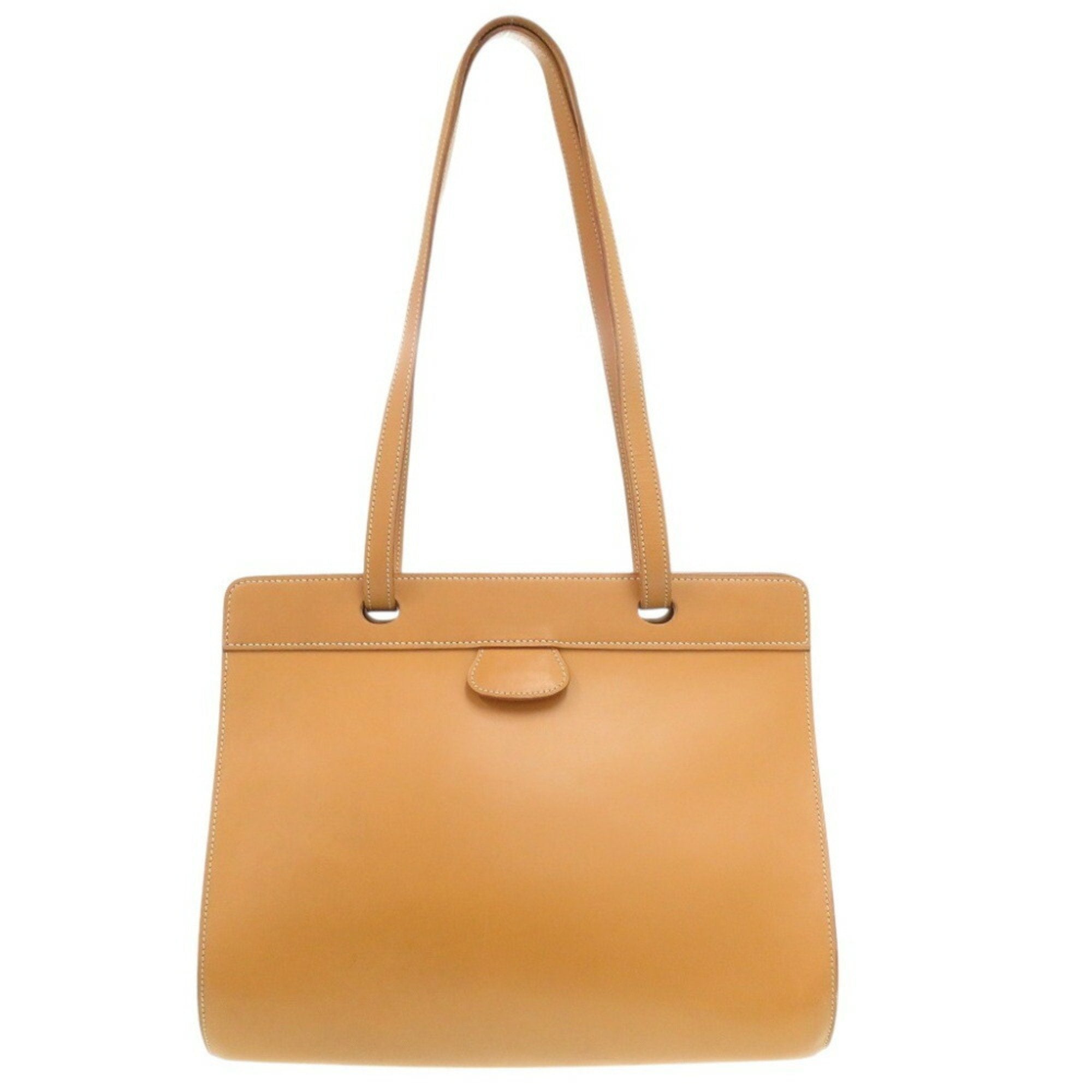 Hermes Natural Vache Leather Shoulder Bag (Pre-Owned)