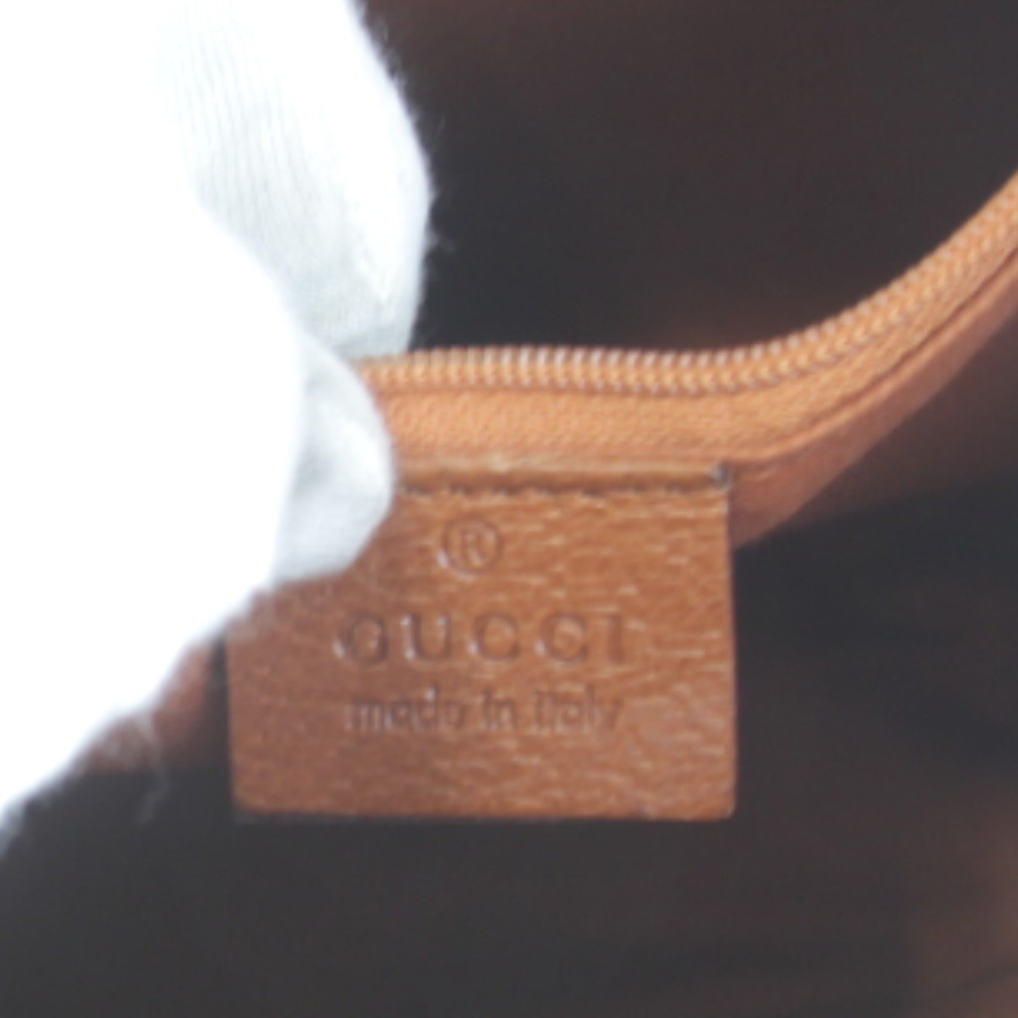 Gucci Gg Canvas Orange Gg Canvas Shoulder Bag (Pre-Owned)
