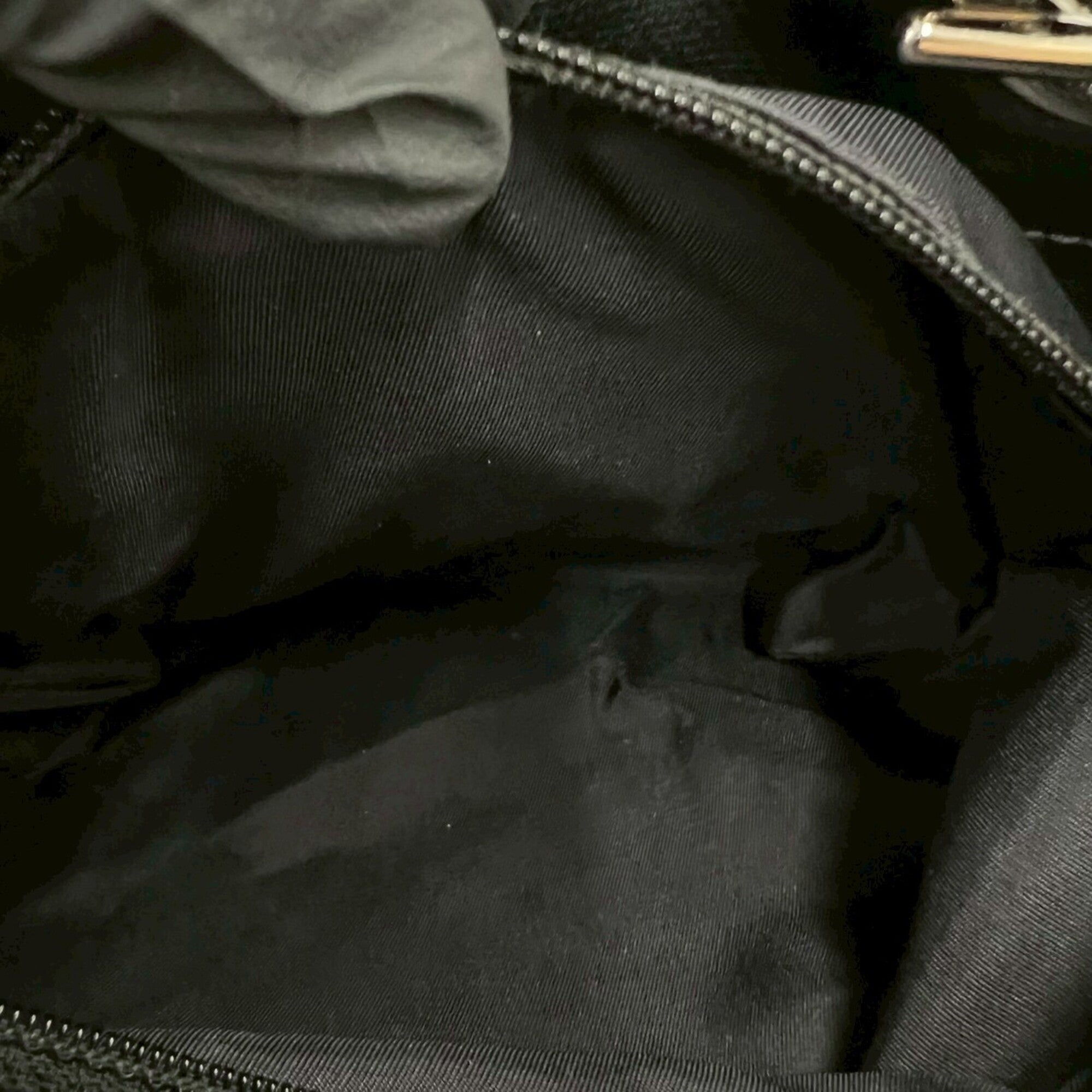 Chanel Black Leather Pvc Shoulder Bag Tote Bag (Pre-Owned)