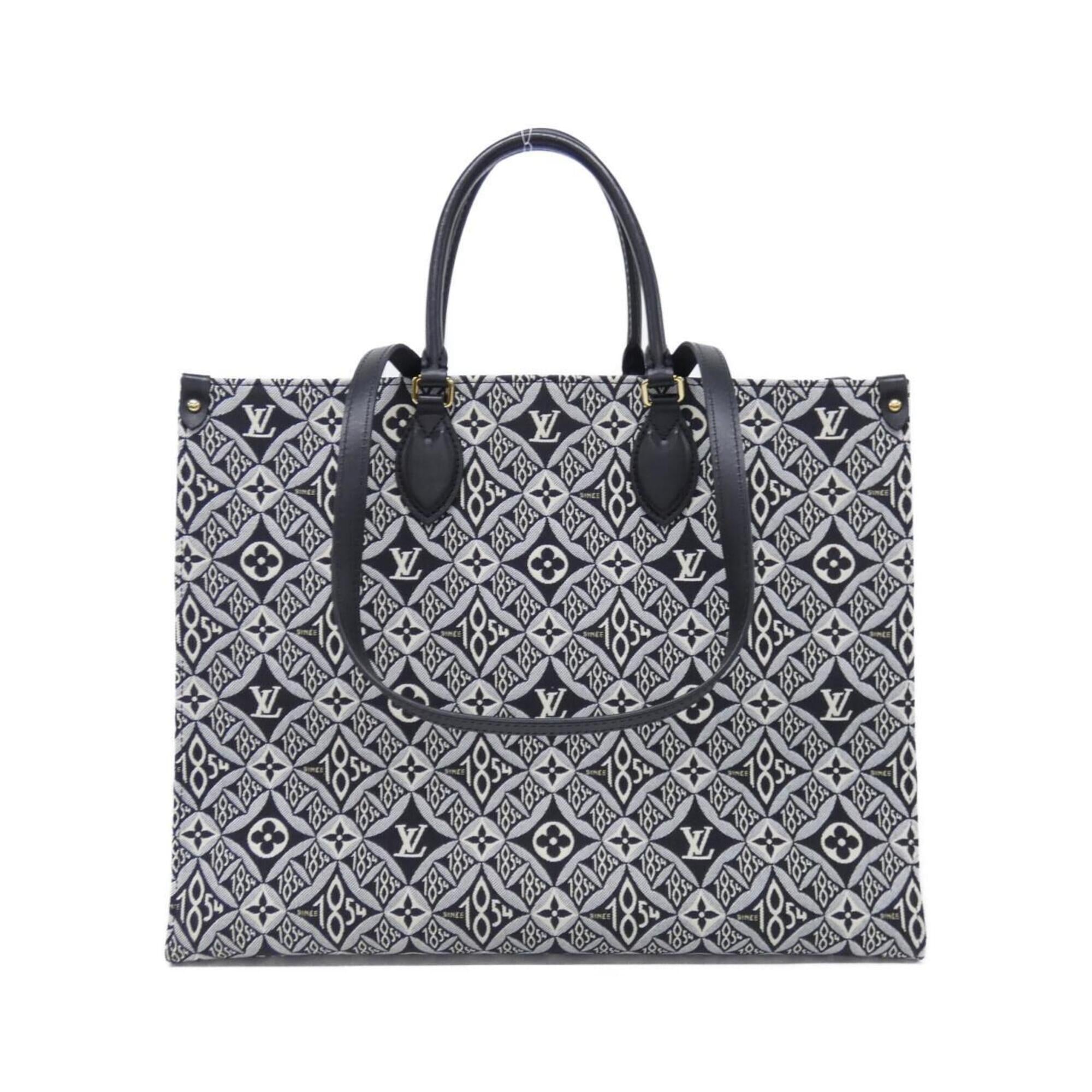 Louis Vuitton Gray Gris Jacquard Handbag (Pre-Owned)