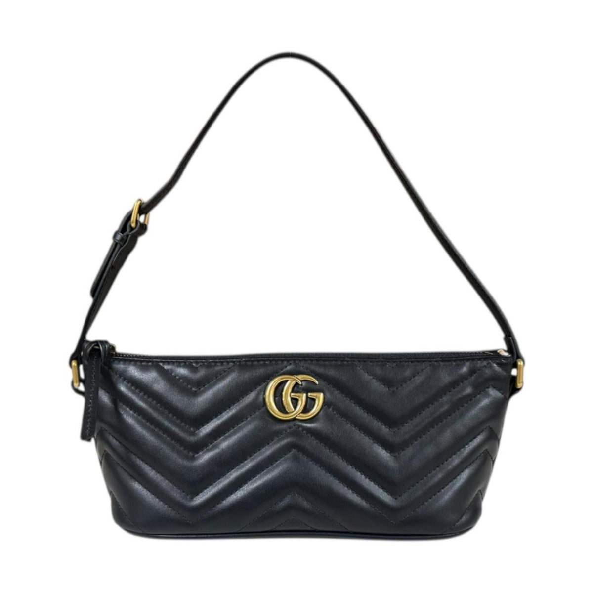 Gucci Black Leather Handbag (Pre-Owned)