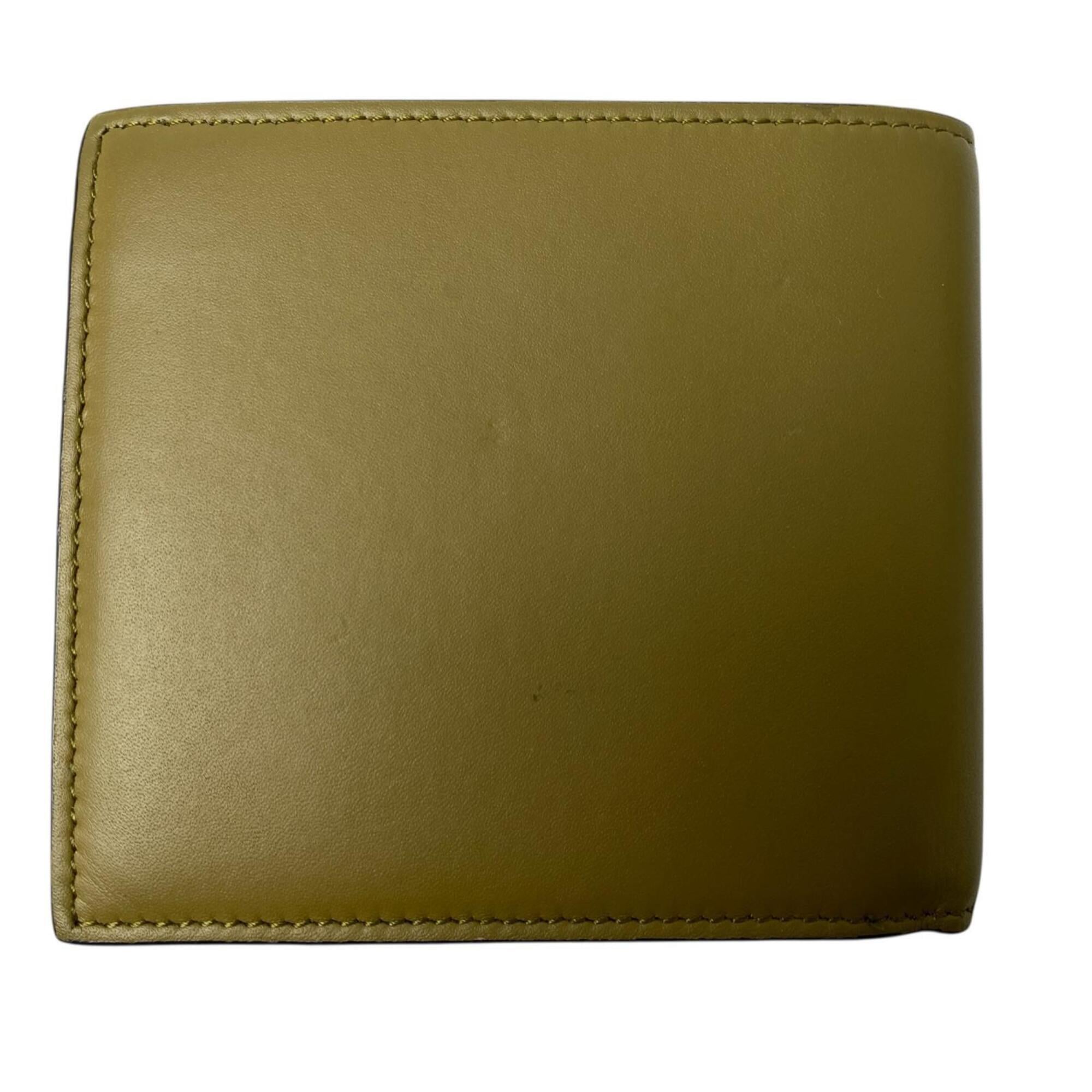 Loewe Yellow Leather Wallet (Bi-Fold) (Pre-Owned)
