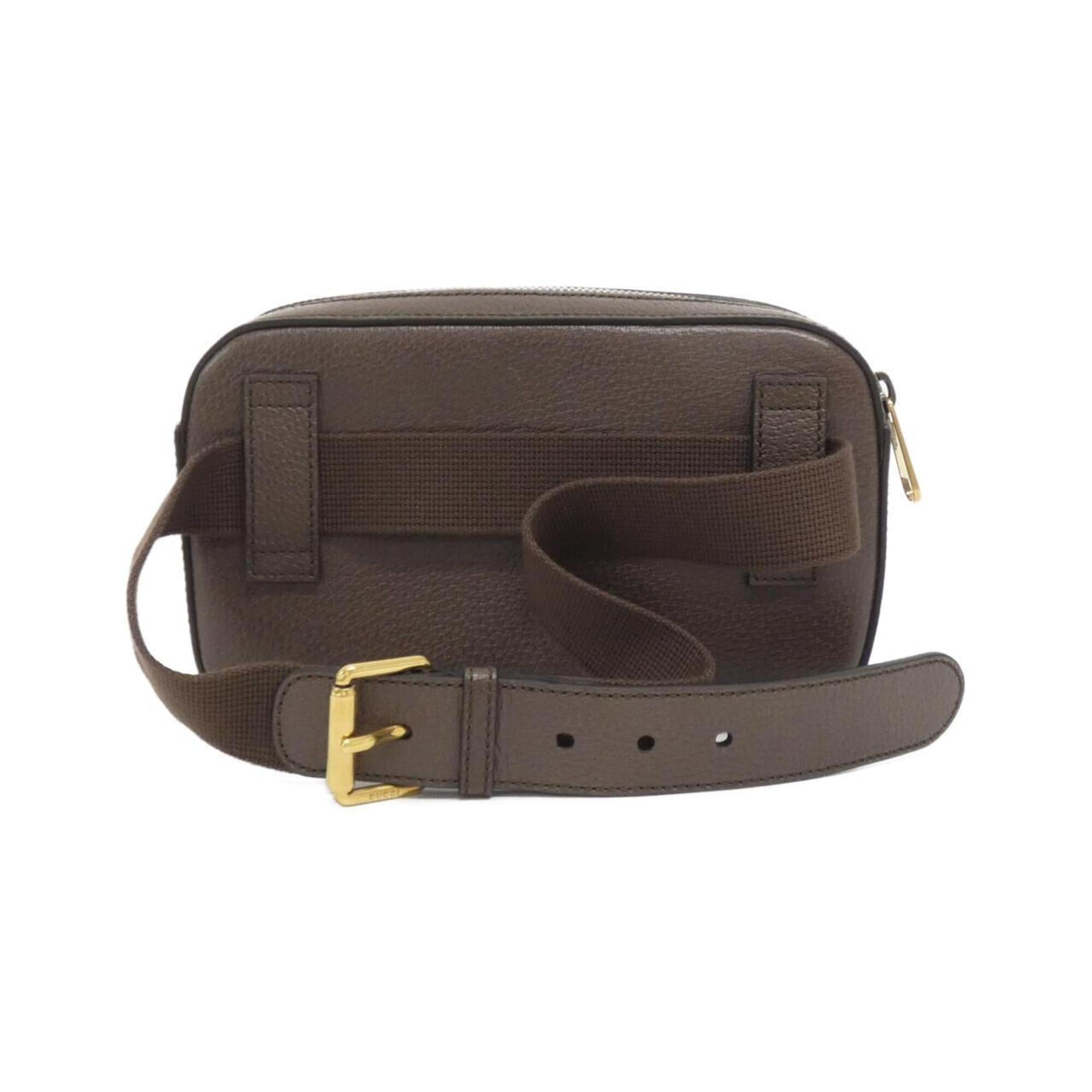 Gucci Brown Leather Fanny Pack (Pre-Owned)