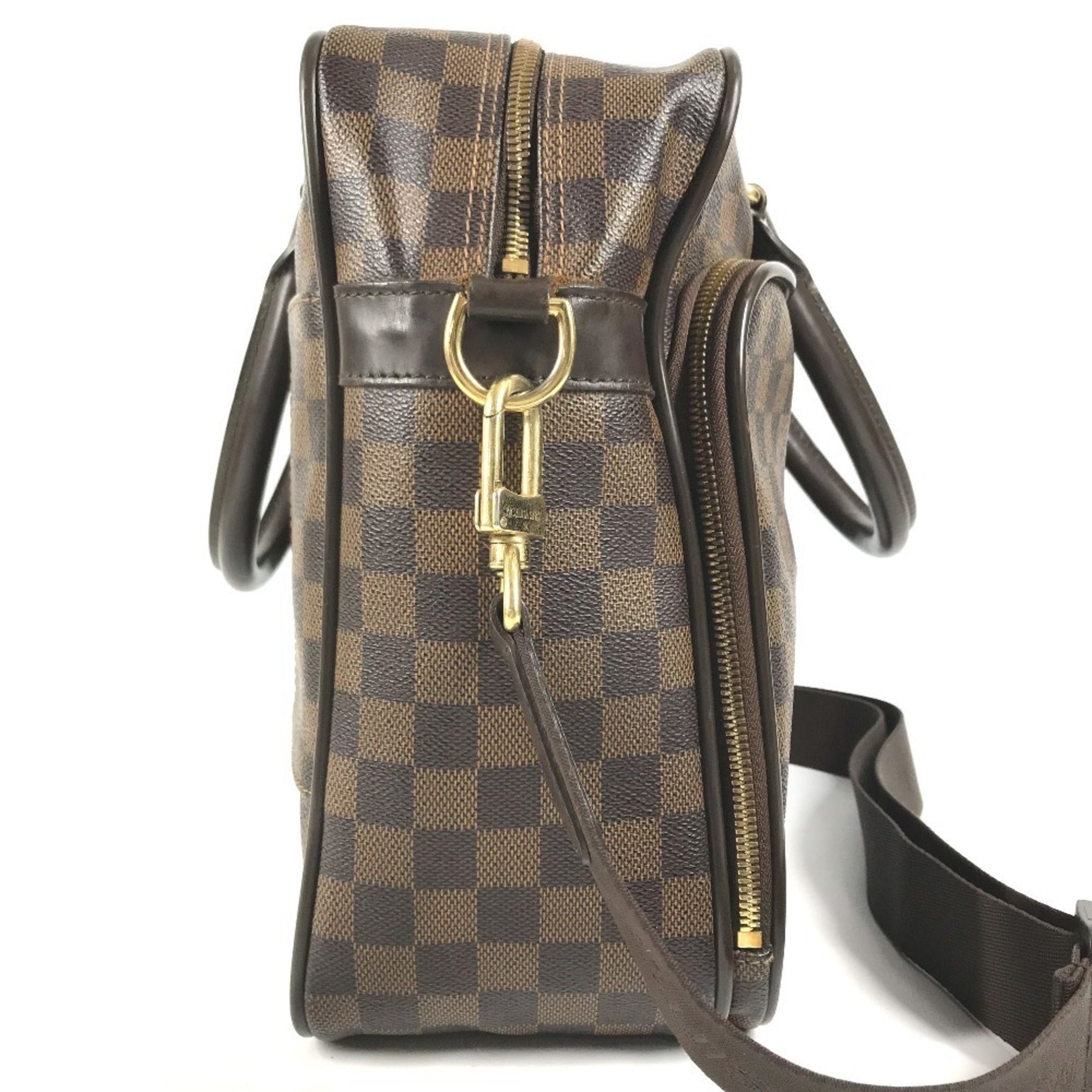 Louis Vuitton Brown Damier Canvas Ebene Galle Damier Canvas Briefcase Handbag Shoulder Bag (Pre-Owned)