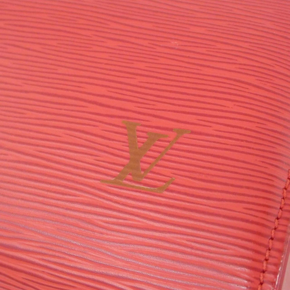 Louis Vuitton Rouge Leather Boston Bag (Pre-Owned)