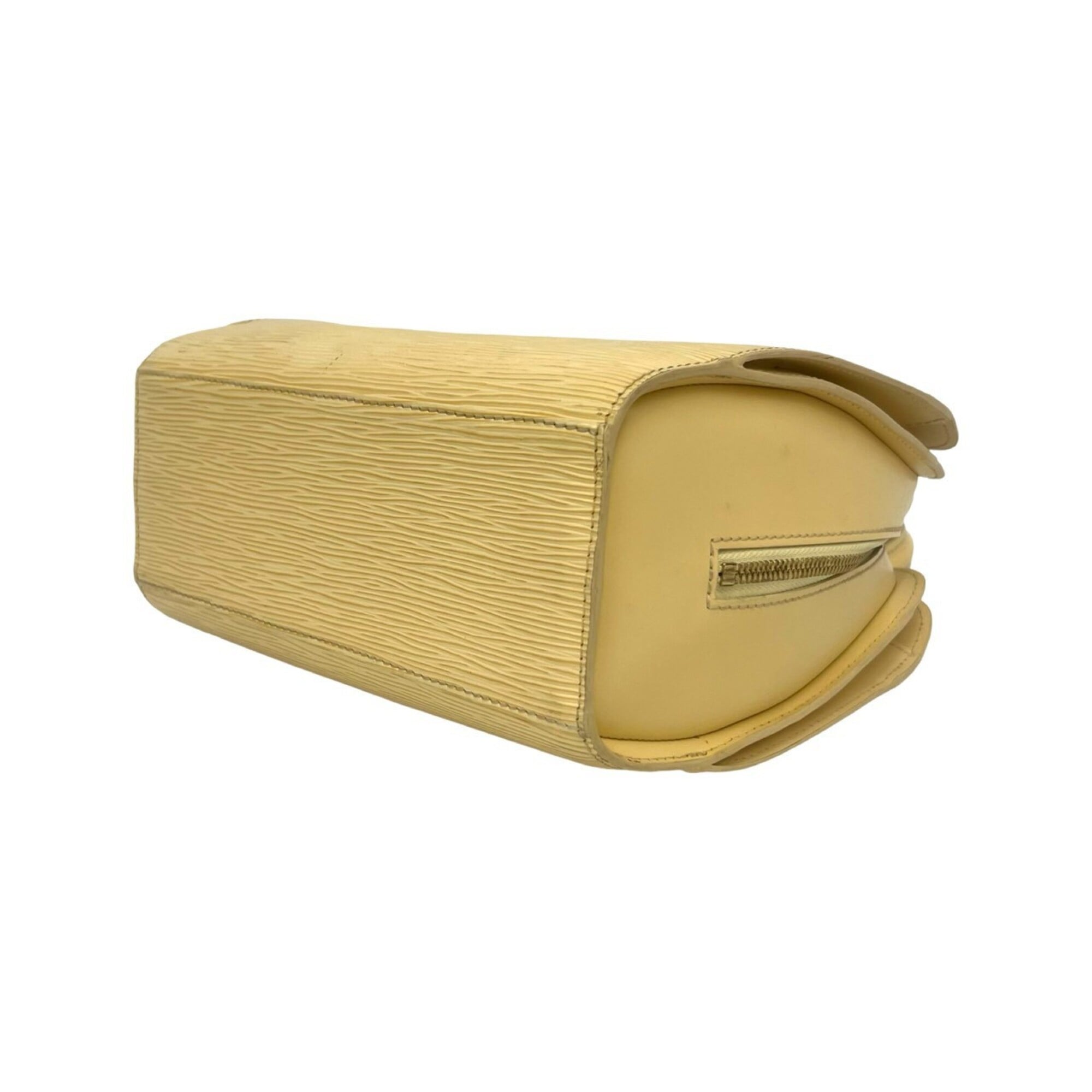 Louis Vuitton Yellow Leather Handbag (Pre-Owned)
