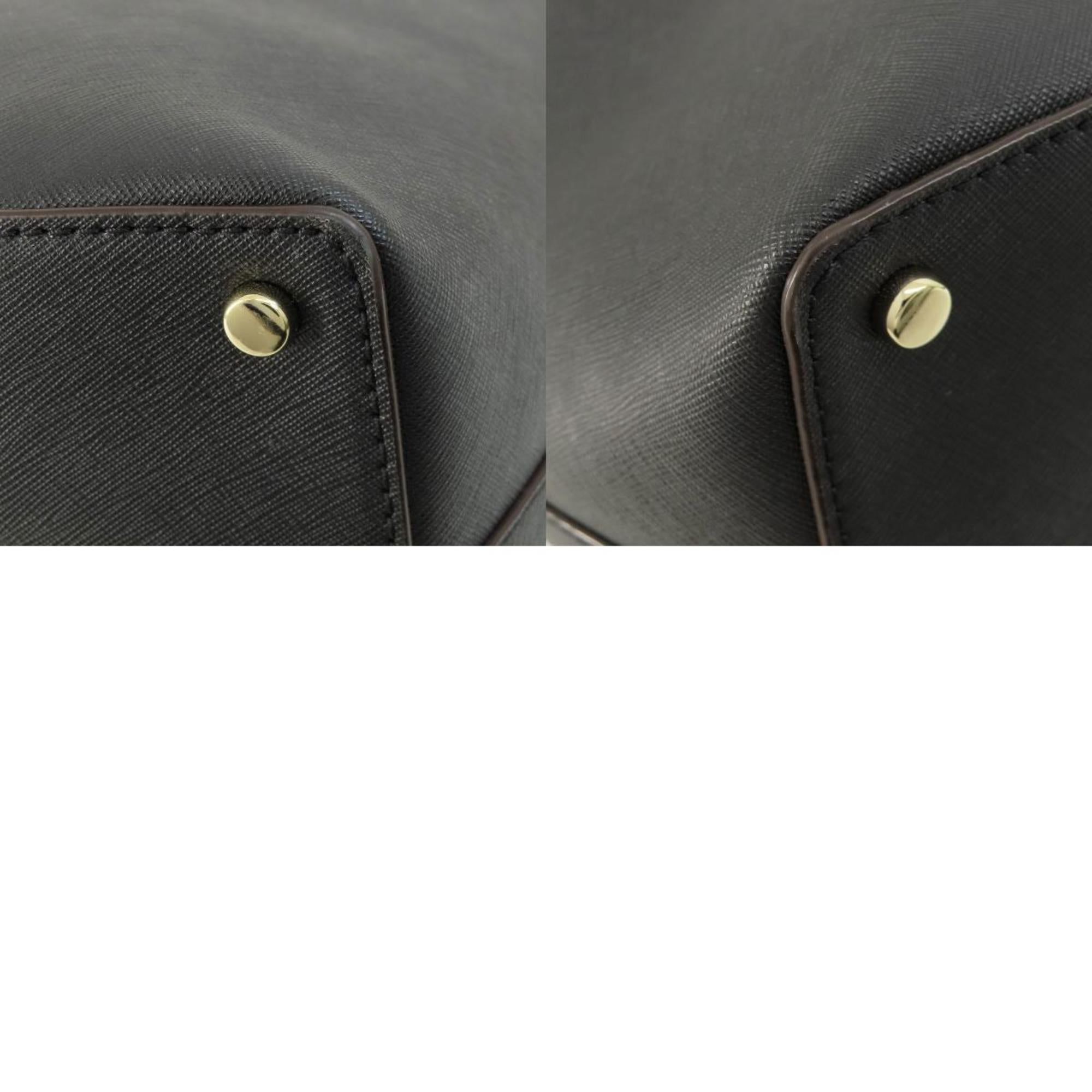 Kate Spade Black Leather Tote Bag (Pre-Owned)