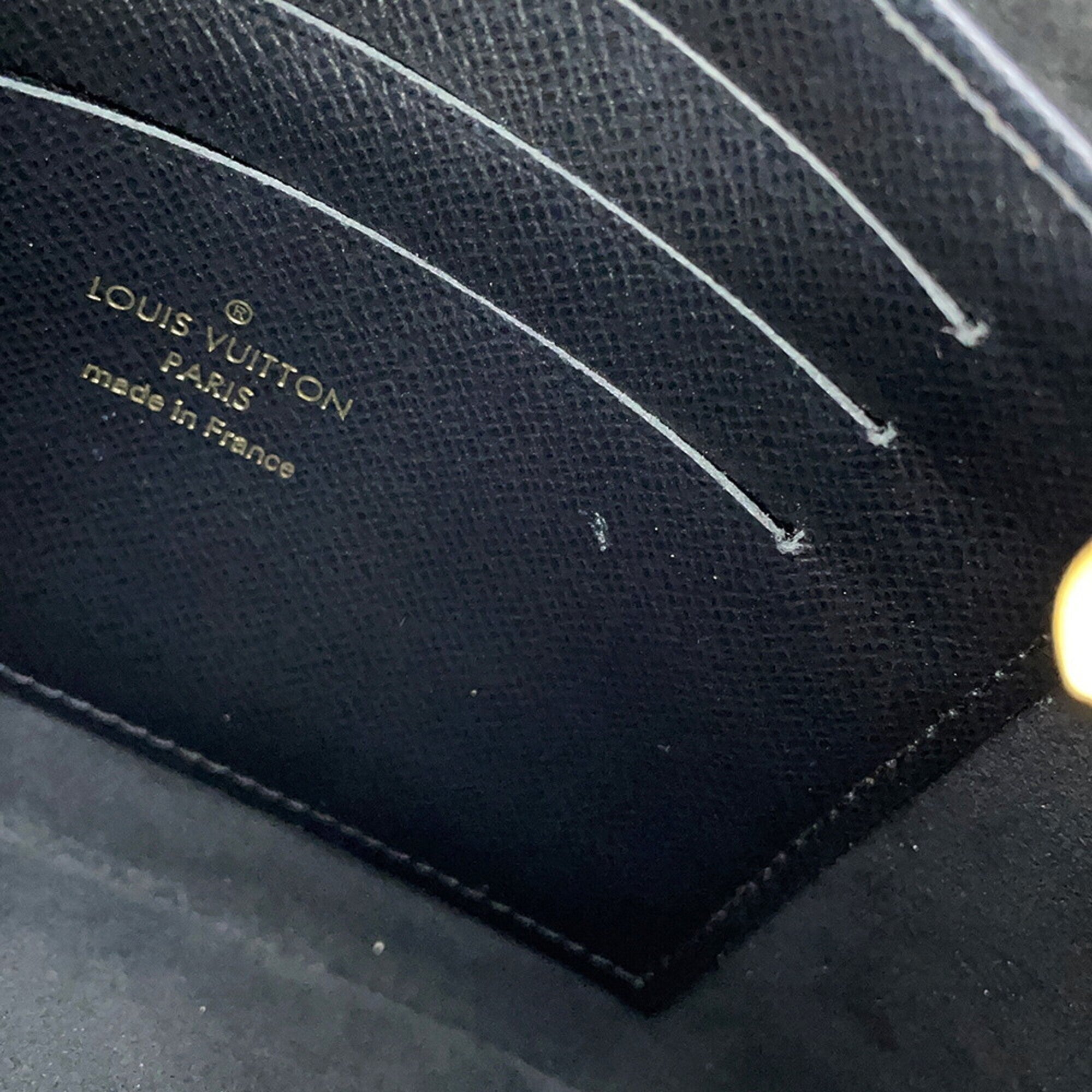 Louis Vuitton Monogram Noir Monogram Pochette Shoulder Bag (Pre-Owned)