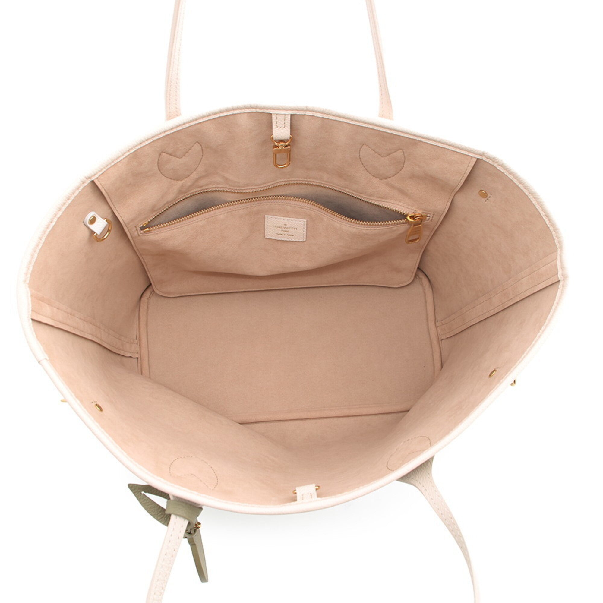 Louis Vuitton Beige Khaki Monogram Empreinte Handbag Shoulder Bag Tote Bag (Pre-Owned)