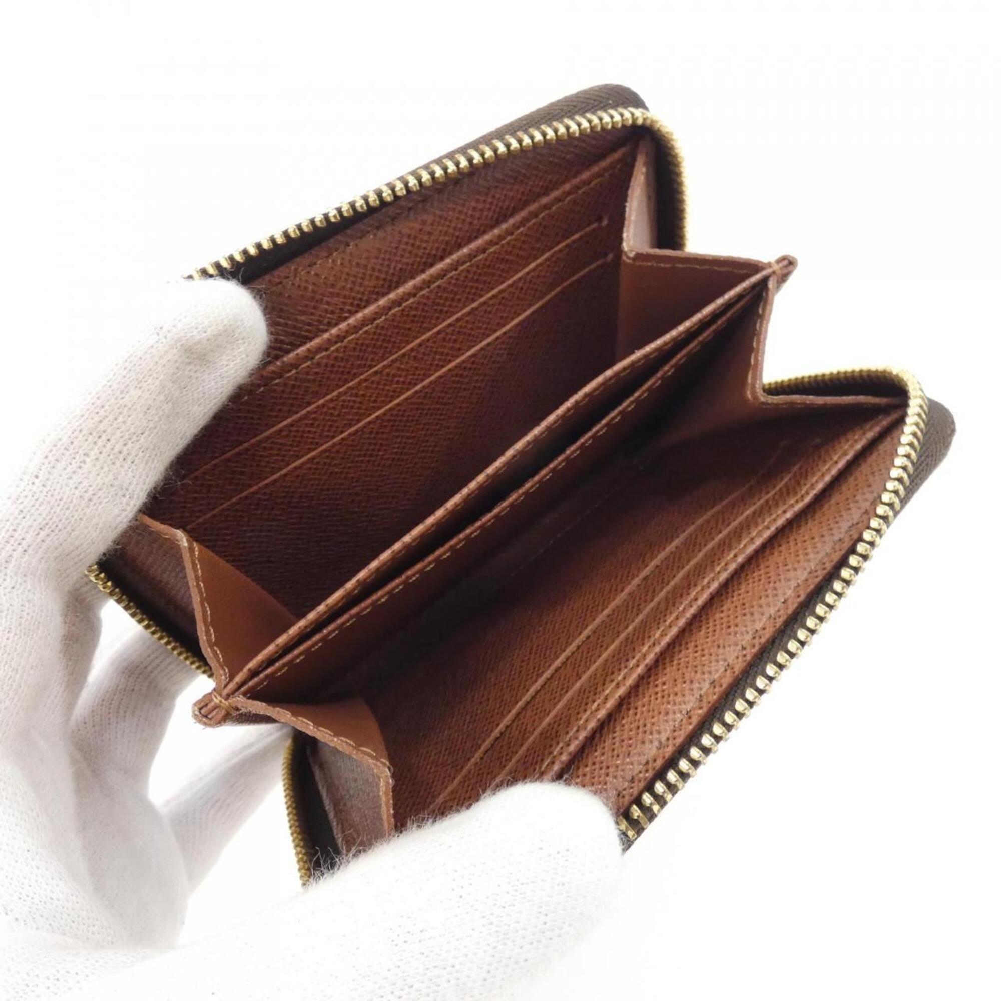 Louis Vuitton Marron Monogram Coated Canvas Coin Purse/Coin Case (Pre-Owned)