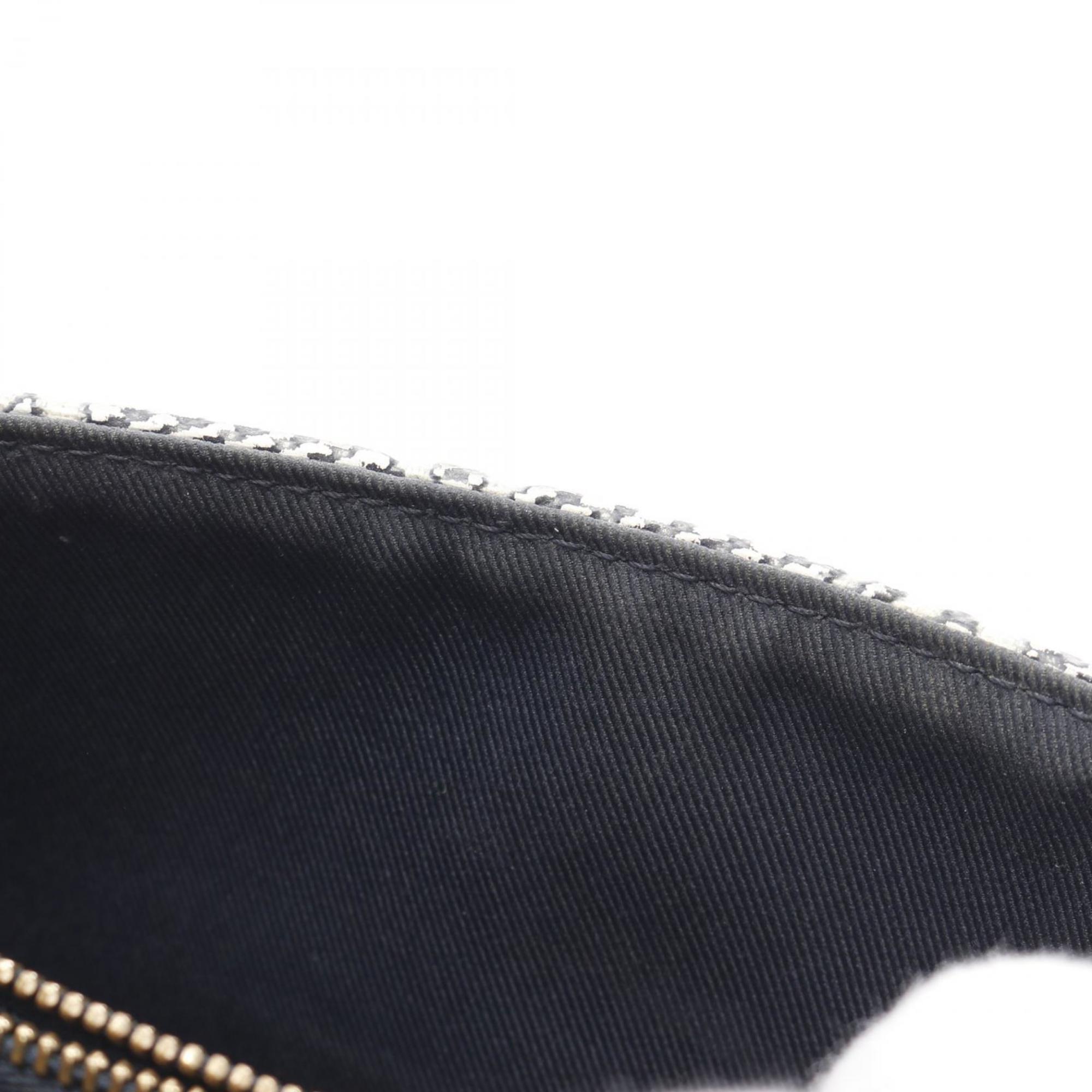 Louis Vuitton Navy Coated Canvas Pvc Leather Handbag (Pre-Owned)
