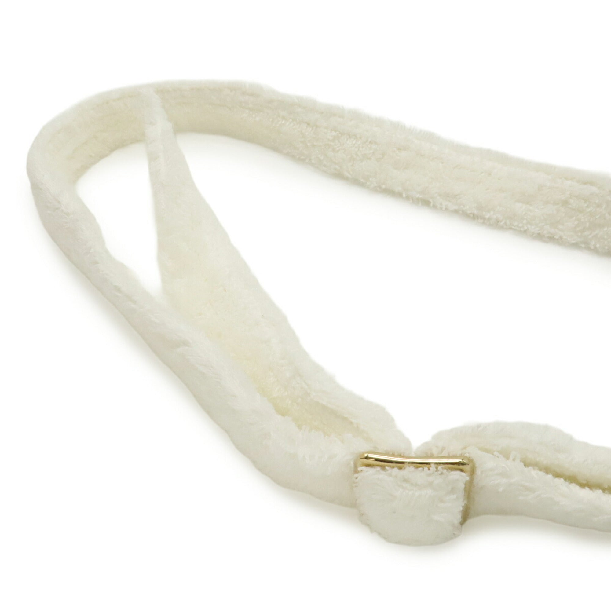 Hermes White Cotton Handbag Shoulder Bag (Pre-Owned)