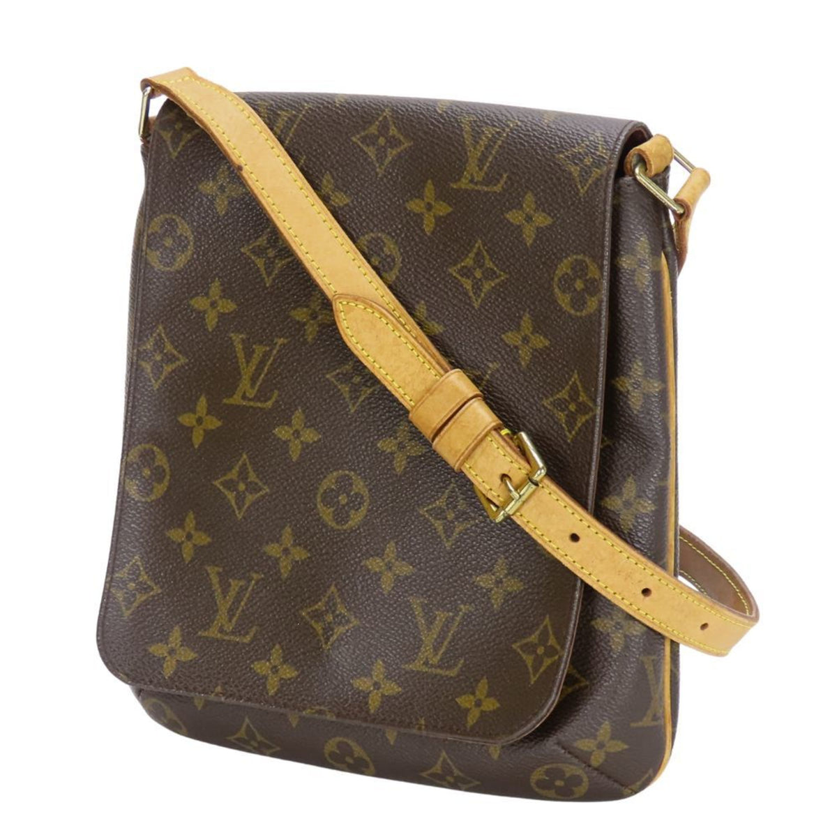 Louis Vuitton Monogram Brown Monogram Leather Shoulder Bag (Pre-Owned)