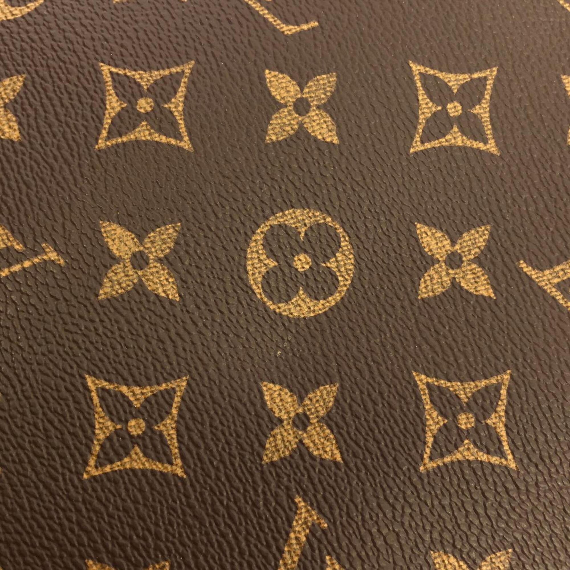 Louis Vuitton Marron Coated Canvas Handbag (Pre-Owned)