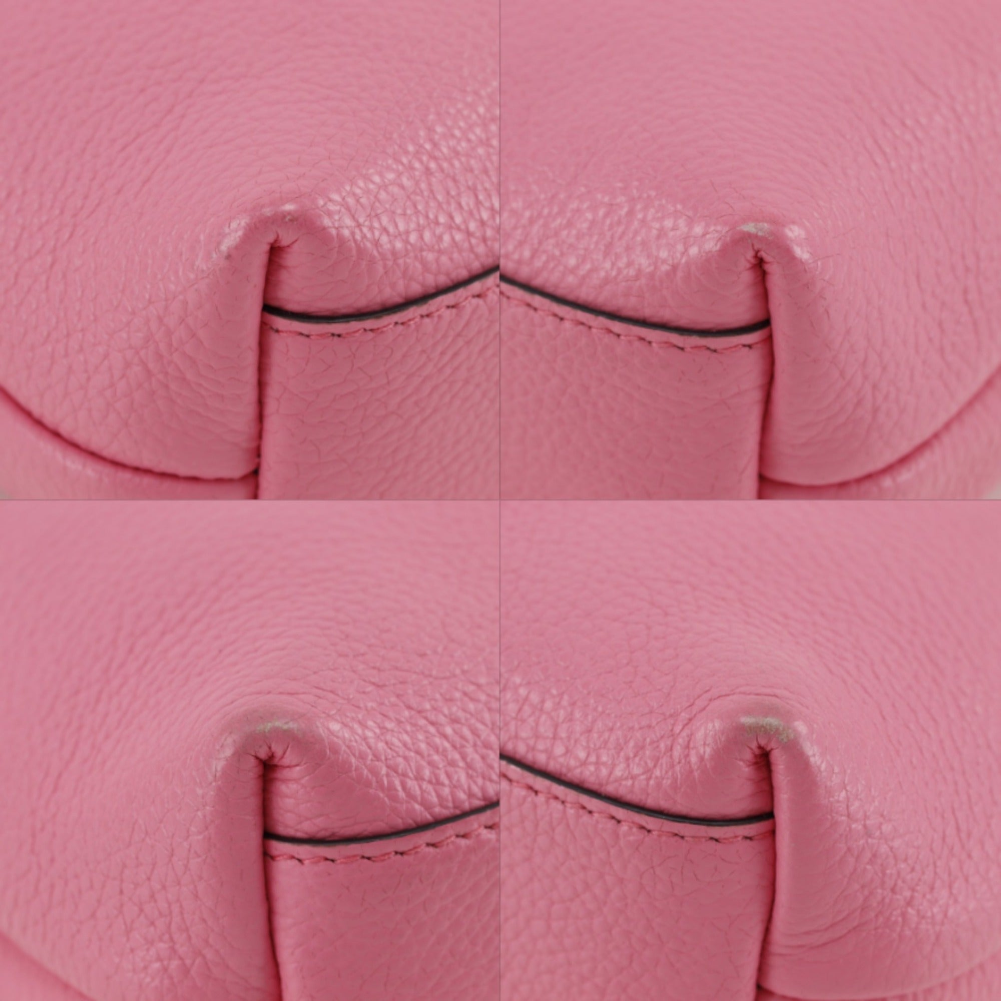 Salvatore Ferragamo Pink Leather Handbag (Pre-Owned)