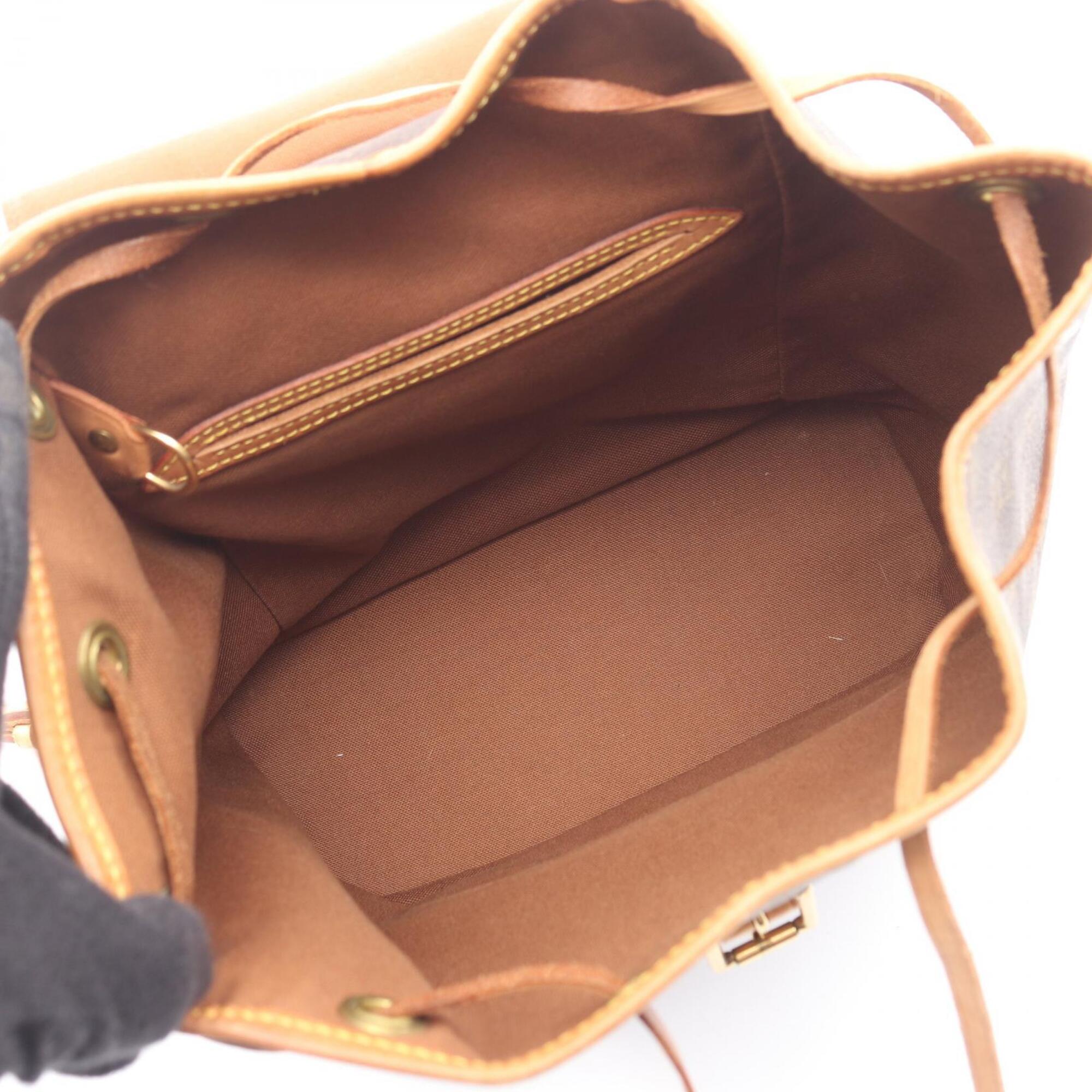 Louis Vuitton Brown Coated Canvas Monogram Pvc Leather Backpack (Pre-Owned)