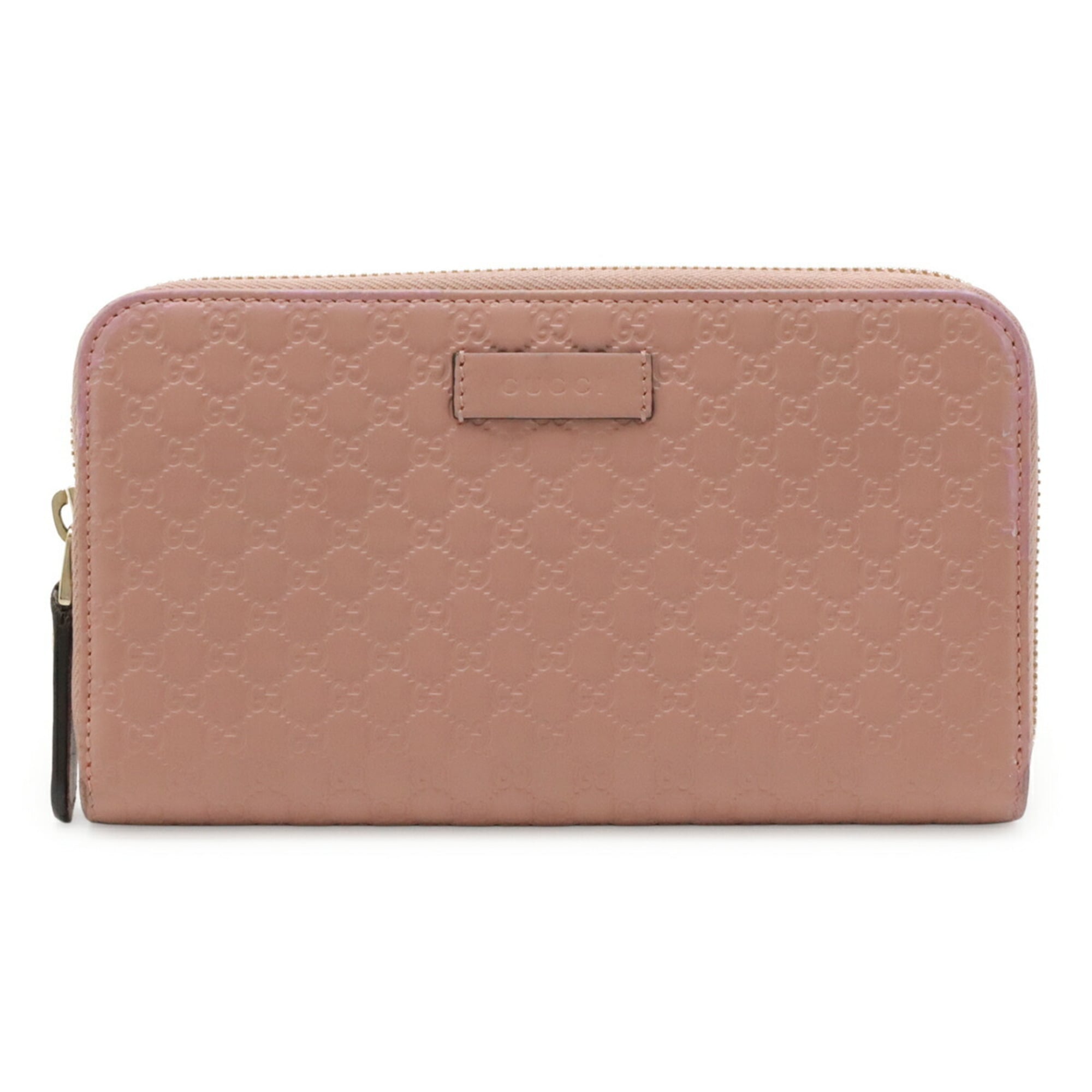 Gucci Pink Leather Coin Purse/Coin Case (Pre-Owned)
