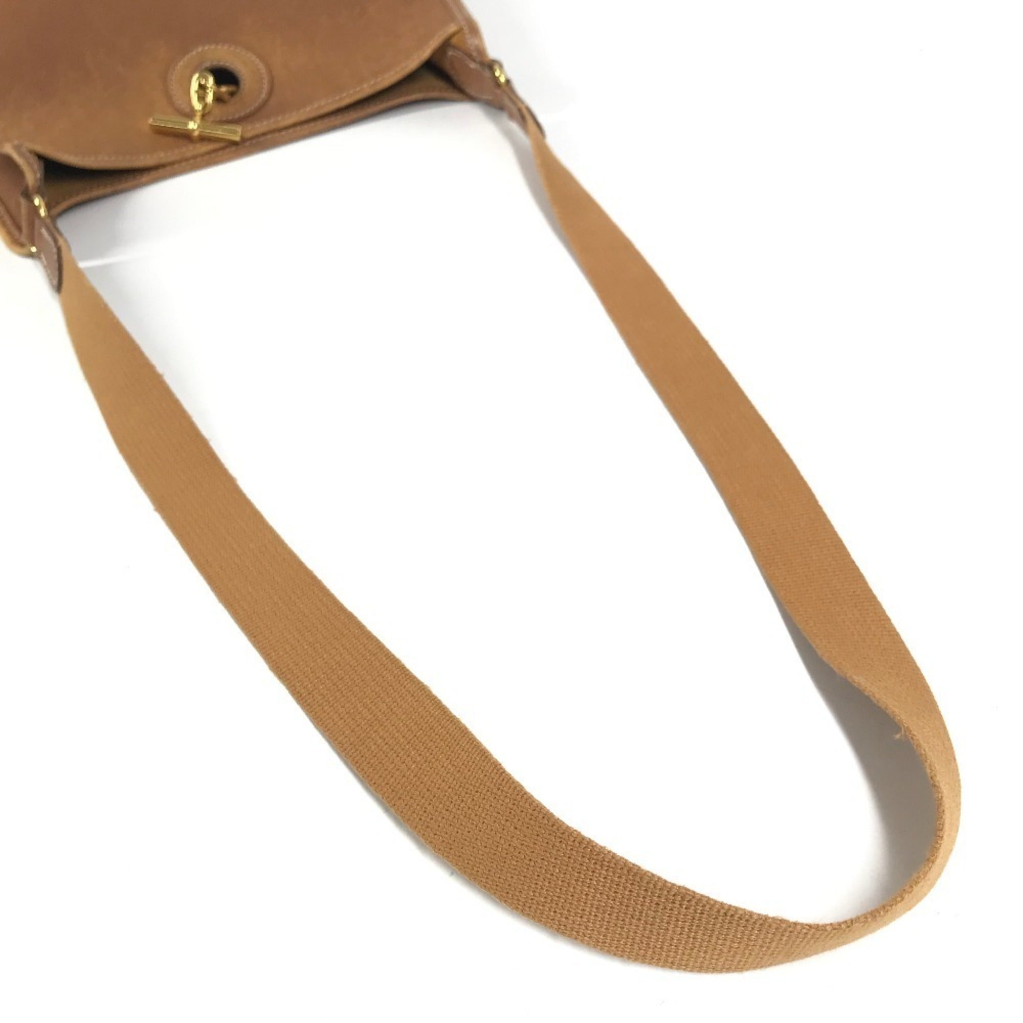Hermes Brown Leather Shoulder Bag (Pre-Owned)