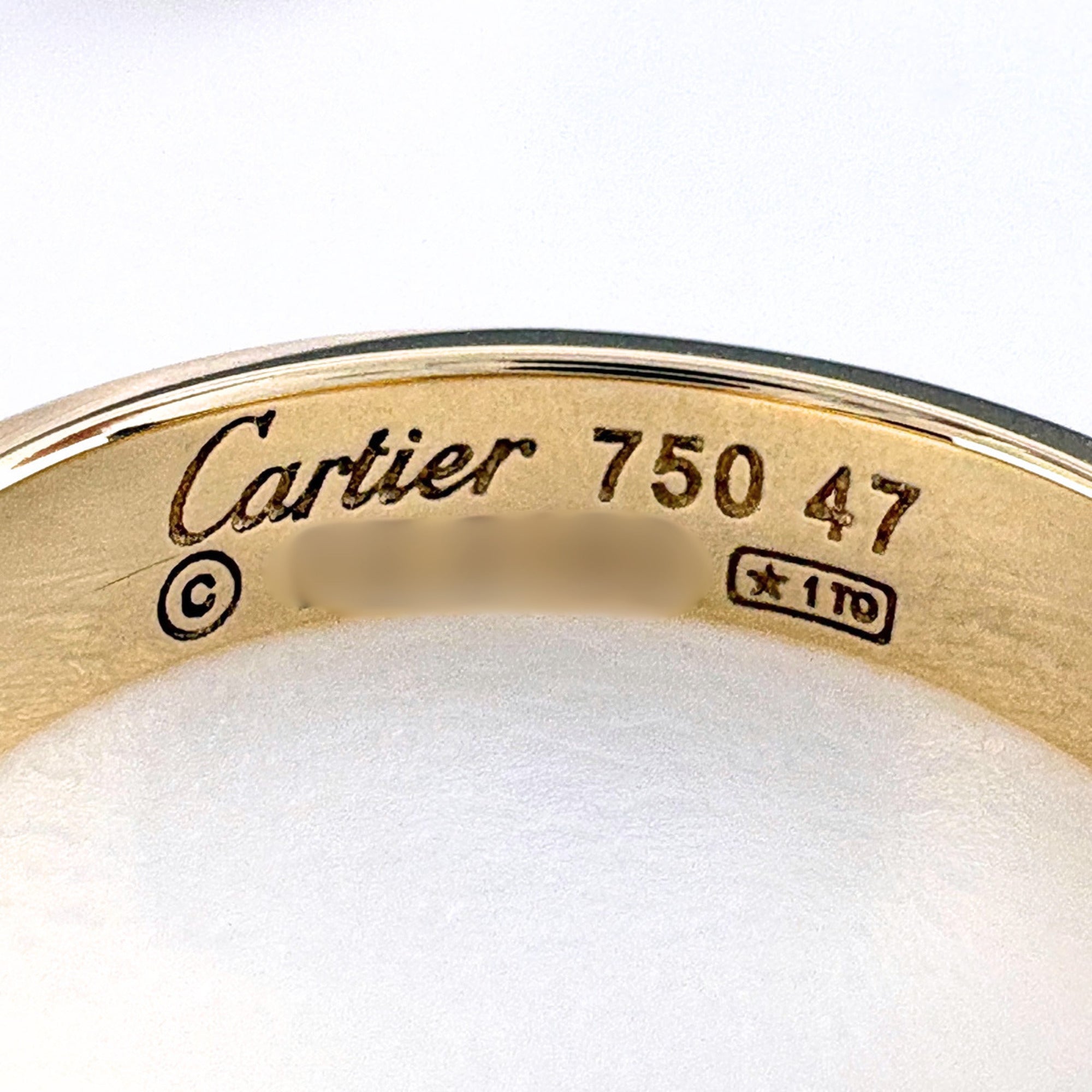 Cartier Love Yellow Band Ring (Pre-Owned)
