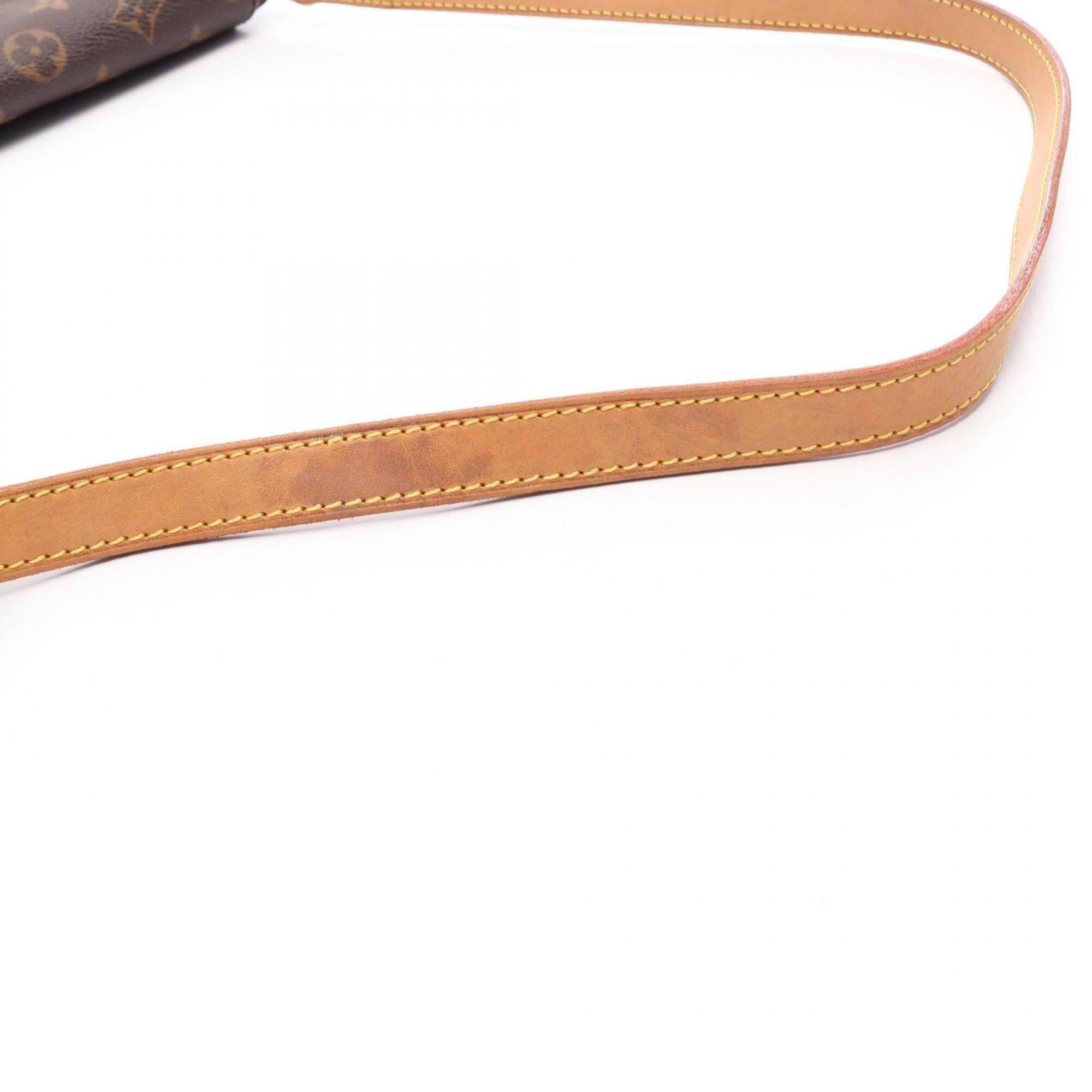 Louis Vuitton Brown Pvc Leather Handbag Shoulder Bag (Pre-Owned)