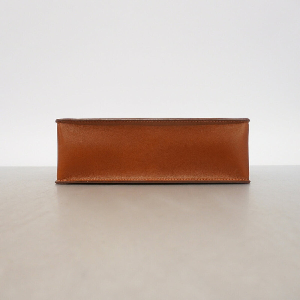 Hermes Noisette Box Calf Leather Handbag (Pre-Owned)