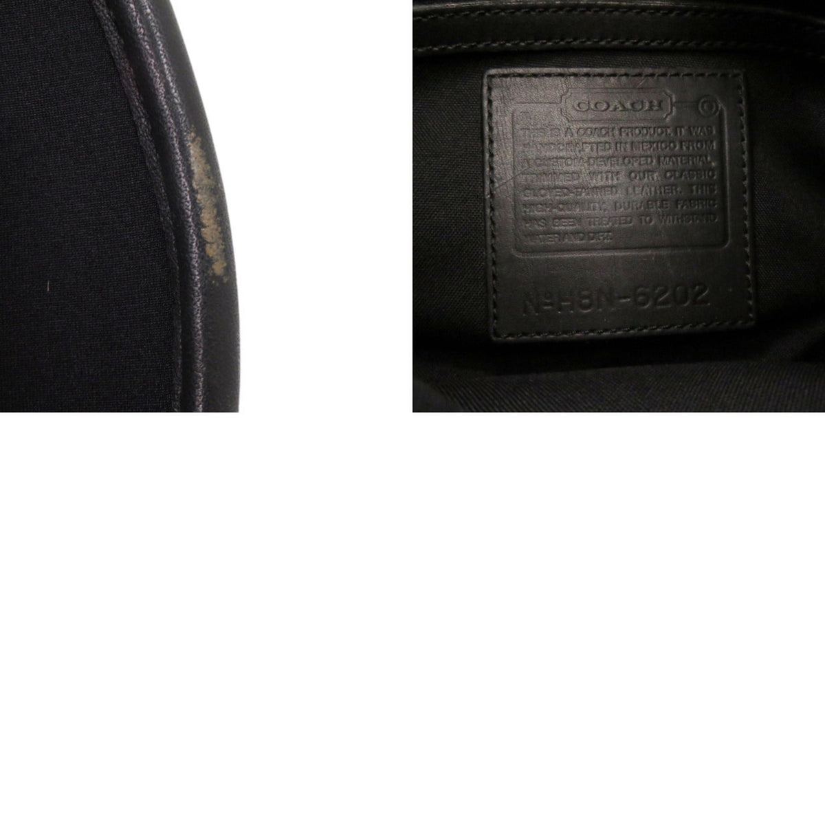 Coach Black Nylon Handbag (Pre-Owned)