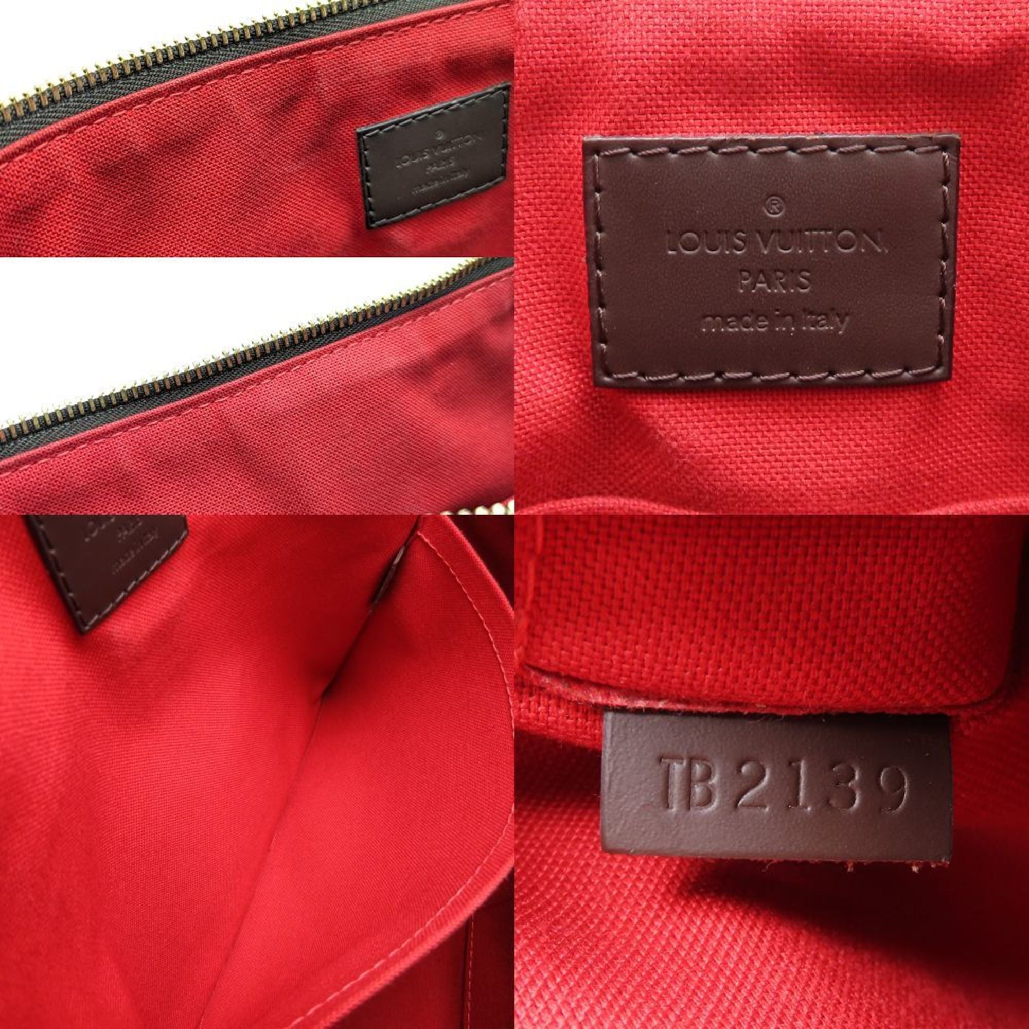 Louis Vuitton Damier Brown Canvas Handbag (Pre-Owned)