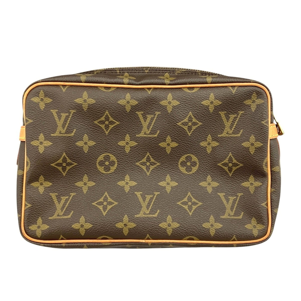 Louis Vuitton Monogram Brown Monogram Clutch Bag (Pre-Owned)